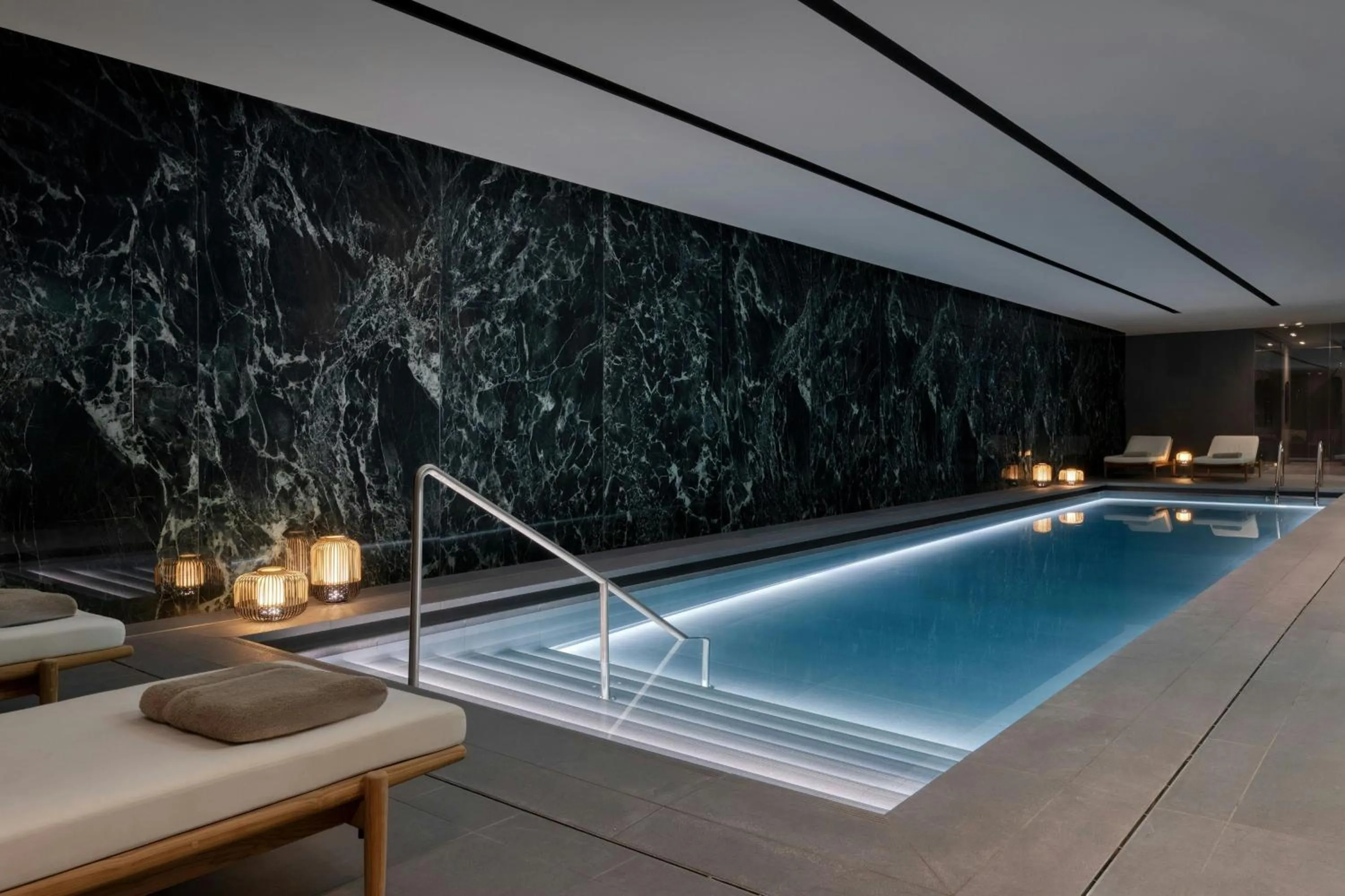 Swimming pool in Dorothea Hotel, Budapest, Autograph Collection