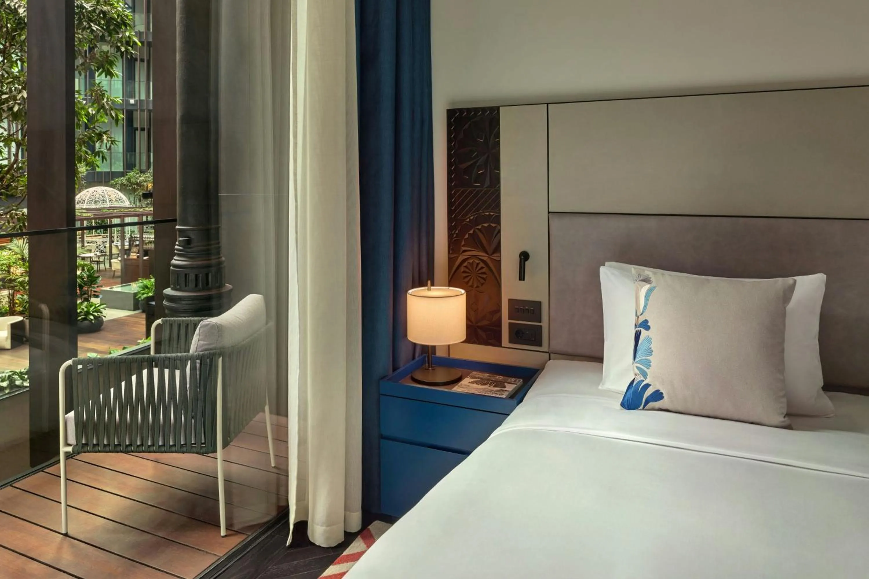 Photo of the whole room, Bed in Dorothea Hotel, Budapest, Autograph Collection