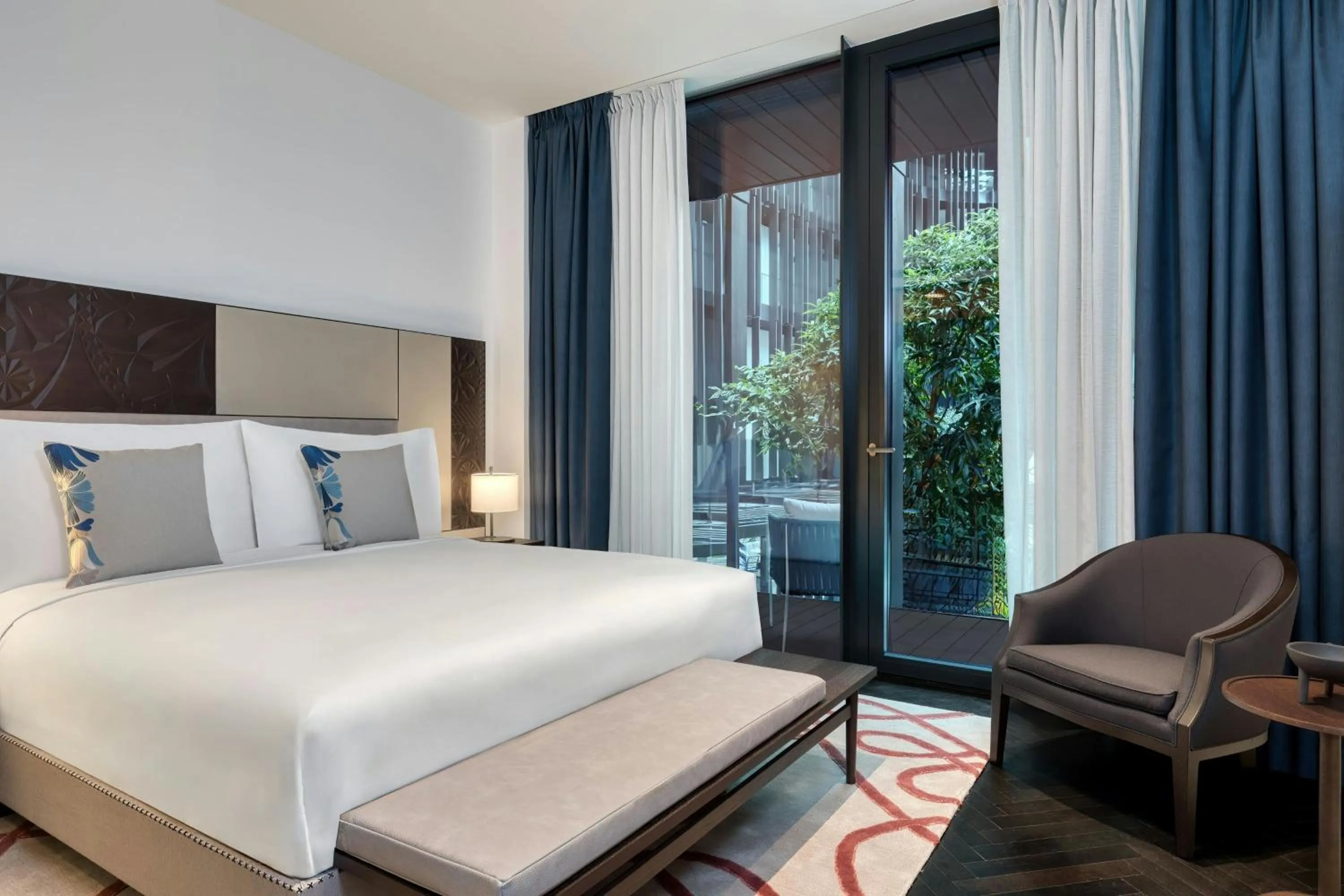 Bedroom, Bed in Dorothea Hotel, Budapest, Autograph Collection