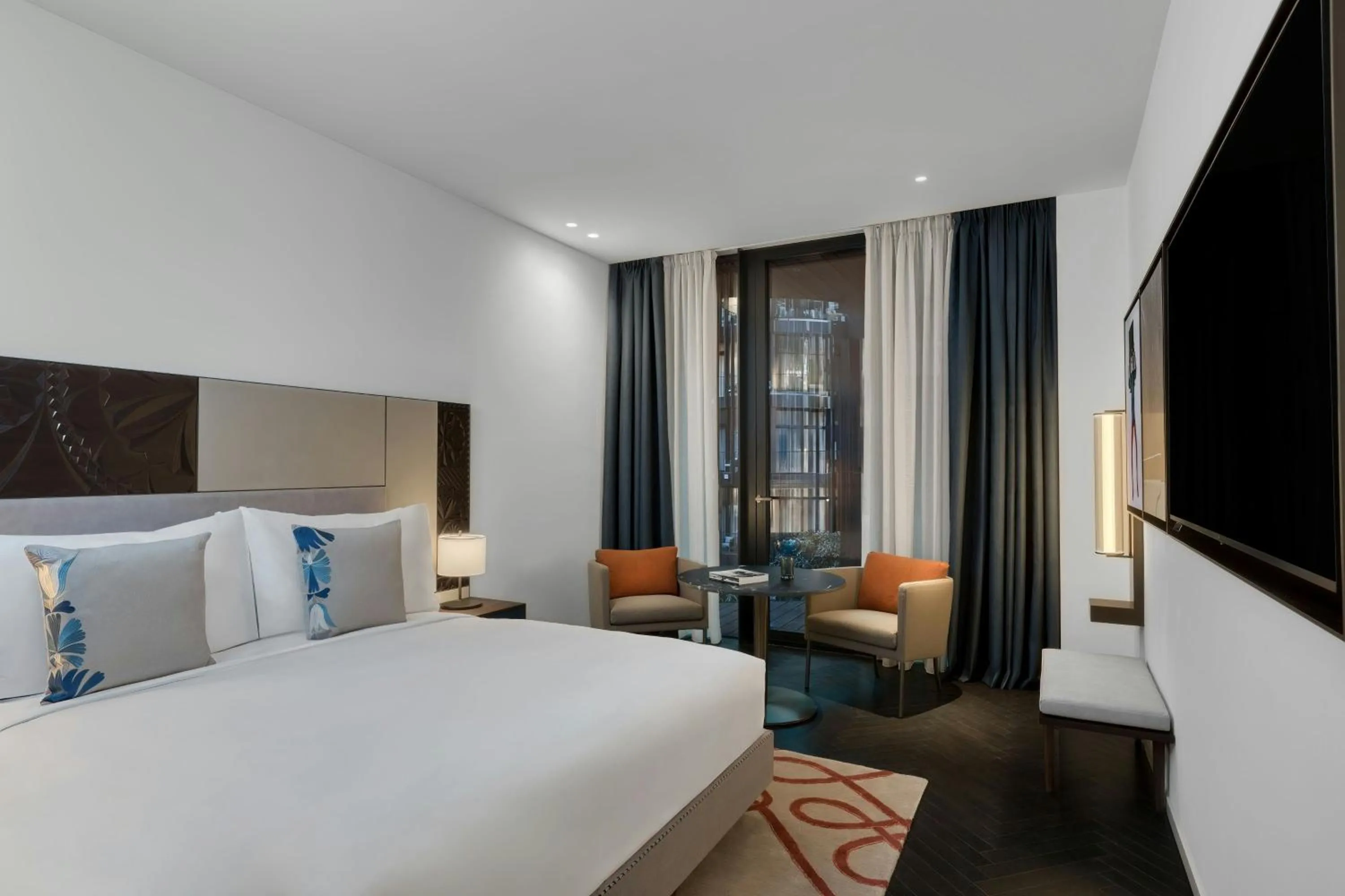 Photo of the whole room, Bed in Dorothea Hotel, Budapest, Autograph Collection