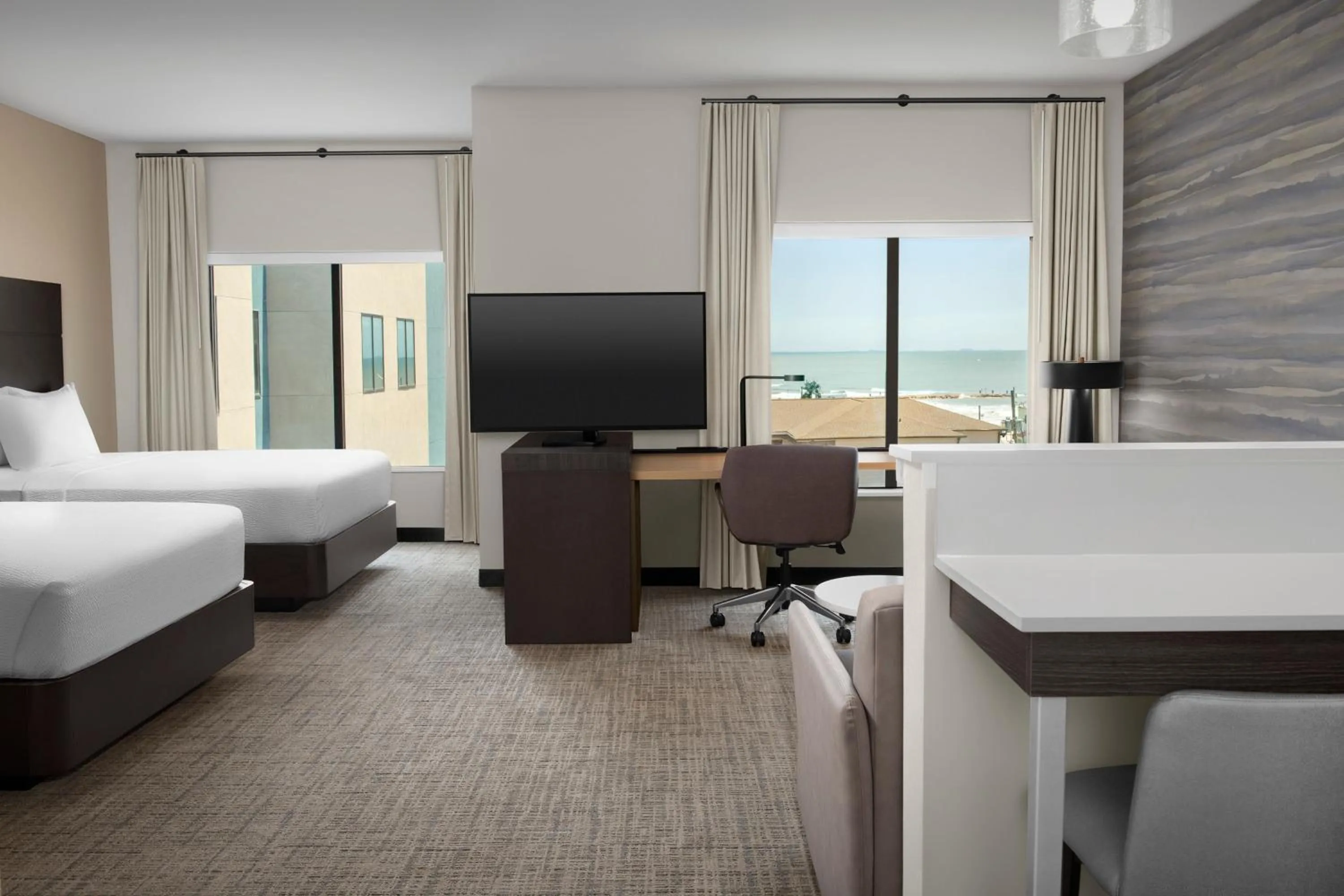 Photo of the whole room, Bed in Residence Inn by Marriott Galveston Island