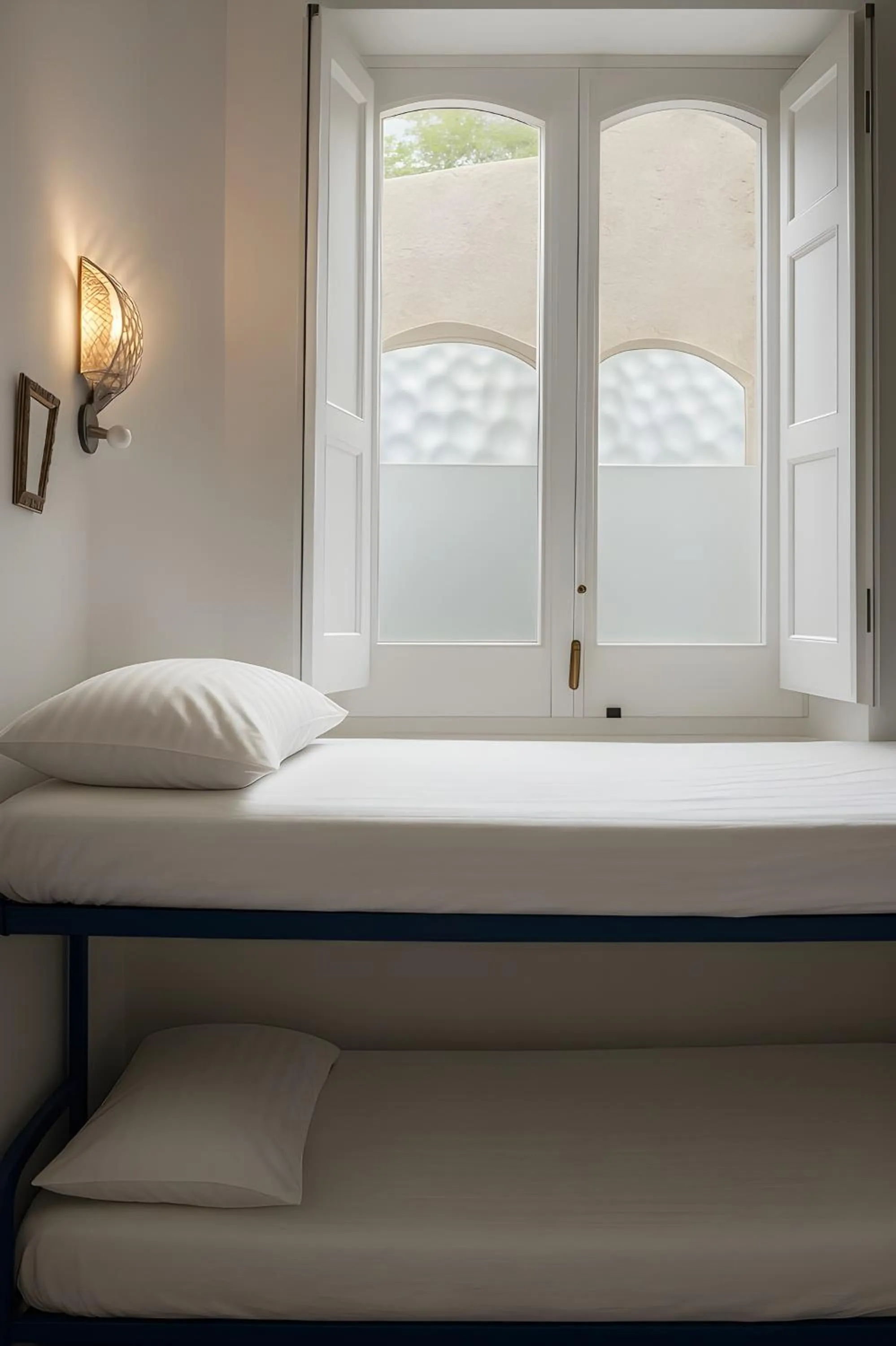 Bedroom, Bed in Hostel Brikette