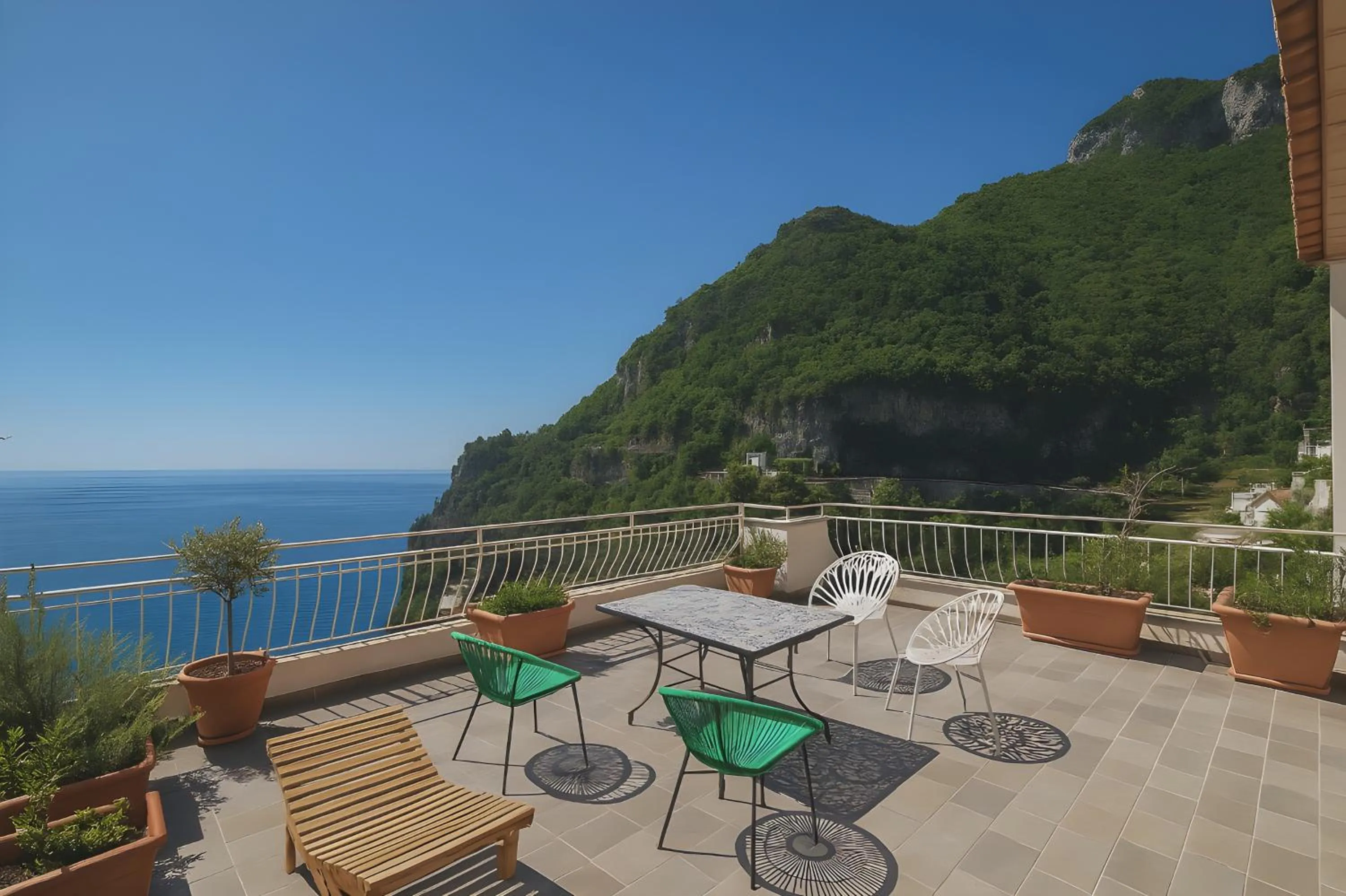 Balcony/Terrace in Hostel Brikette