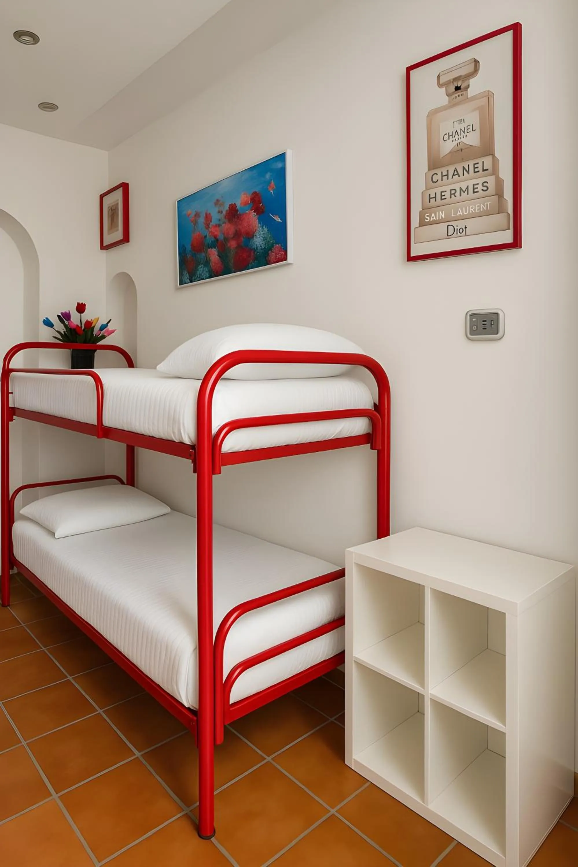 Bedroom, Bed in Hostel Brikette