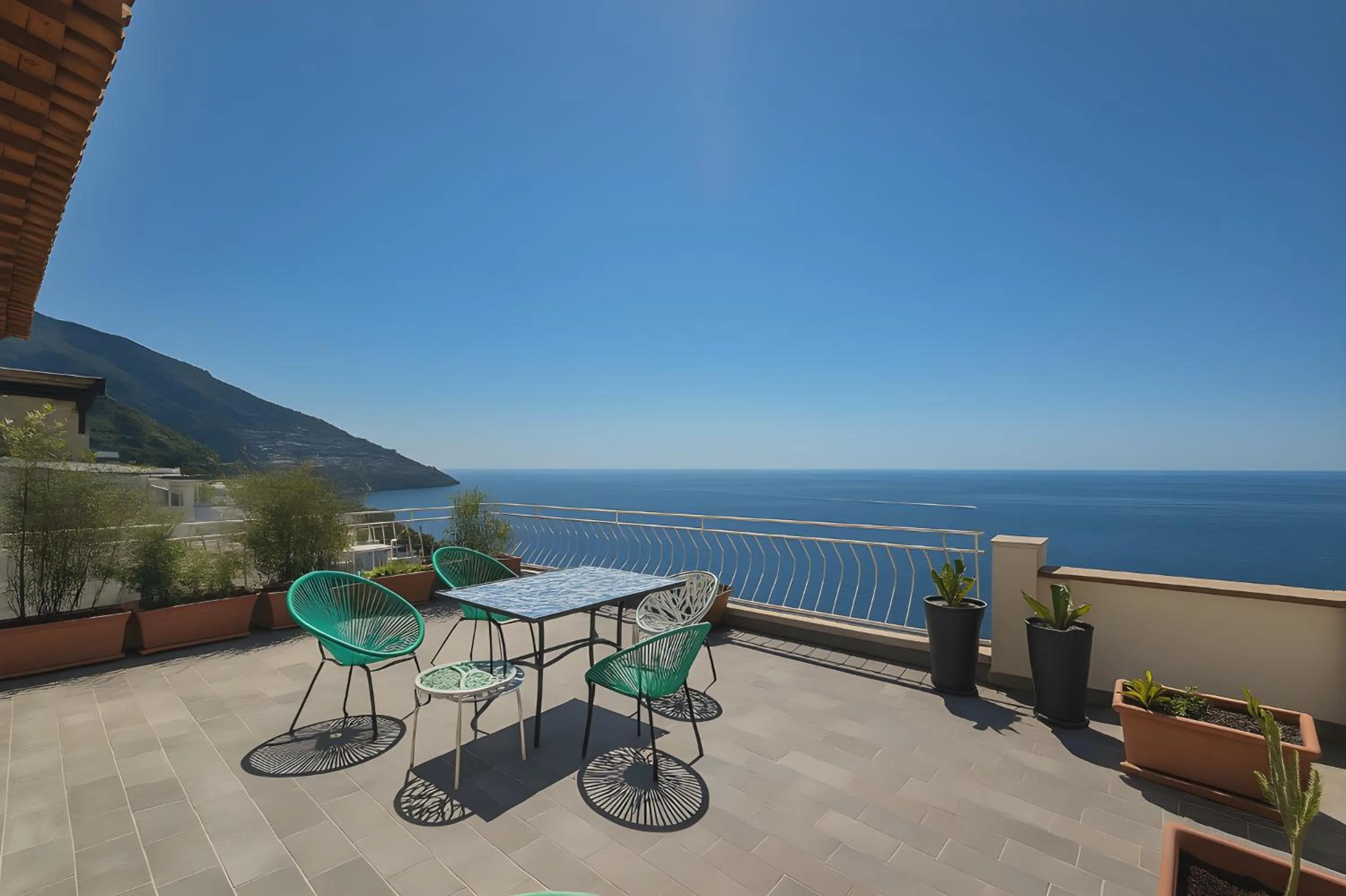 Balcony/Terrace in Hostel Brikette