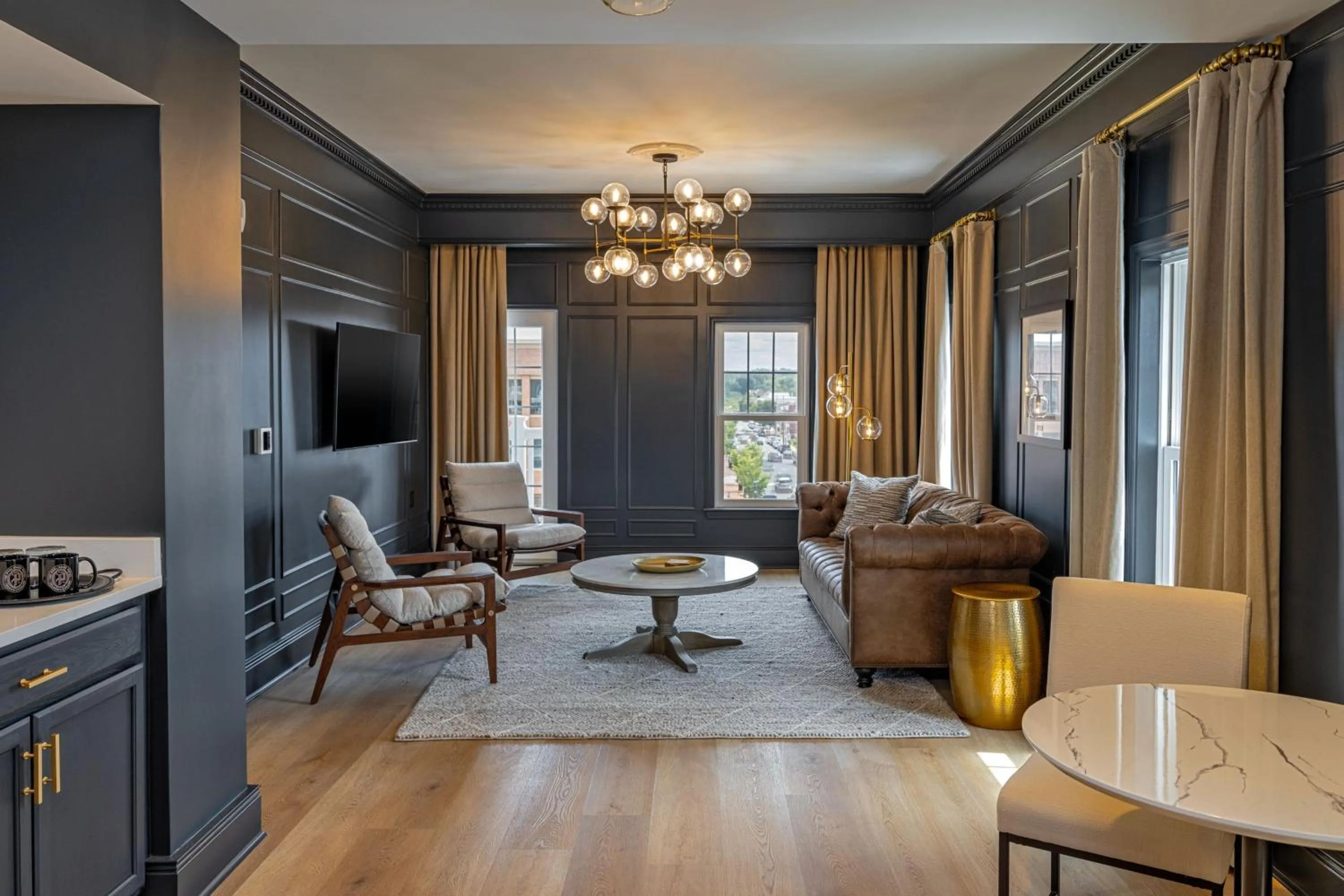 Living room in The Publisher, Downtown Fredericksburg, a Tribute Portfolio Hotel