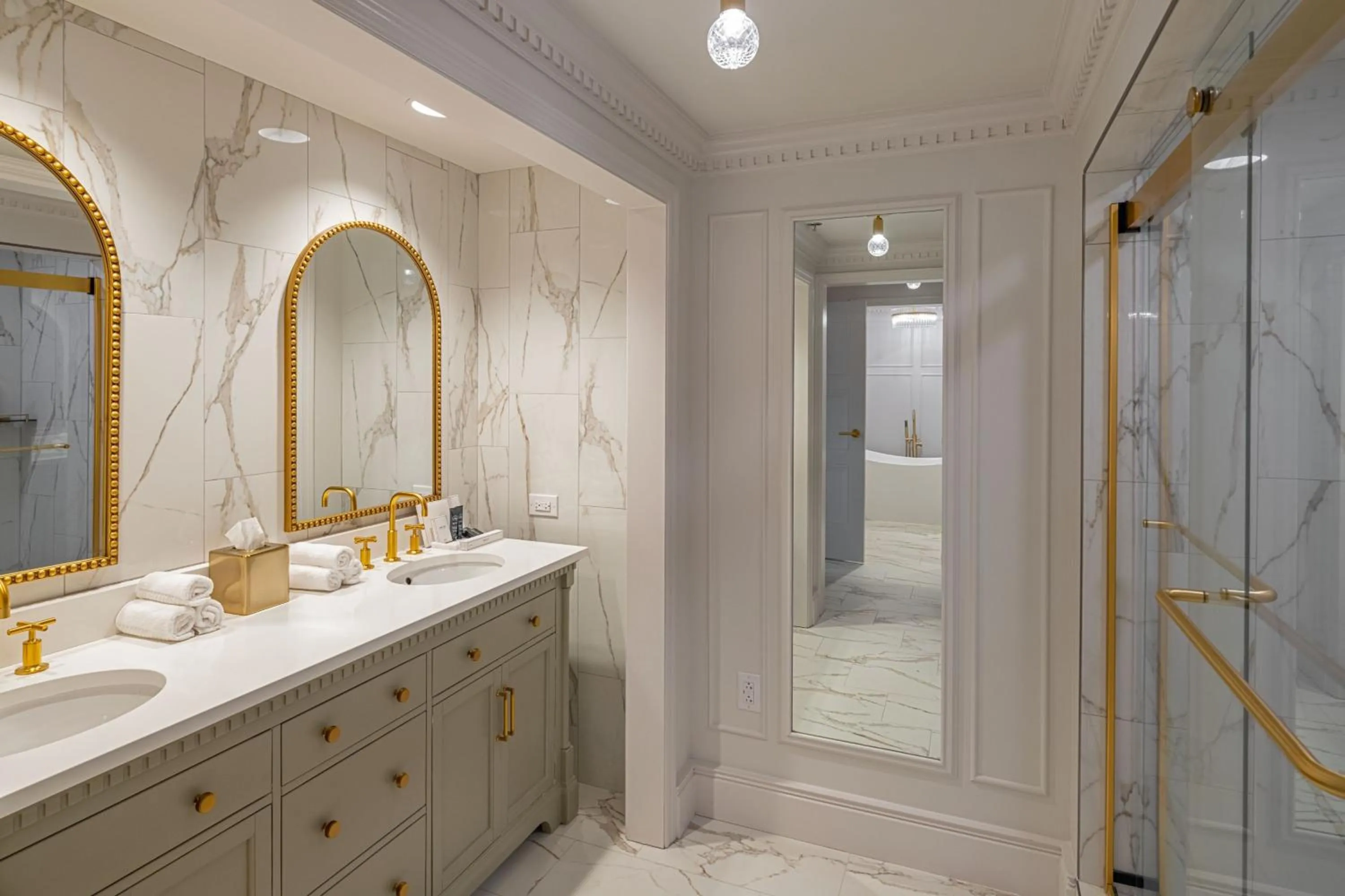 Bathroom in The Publisher, Downtown Fredericksburg, a Tribute Portfolio Hotel