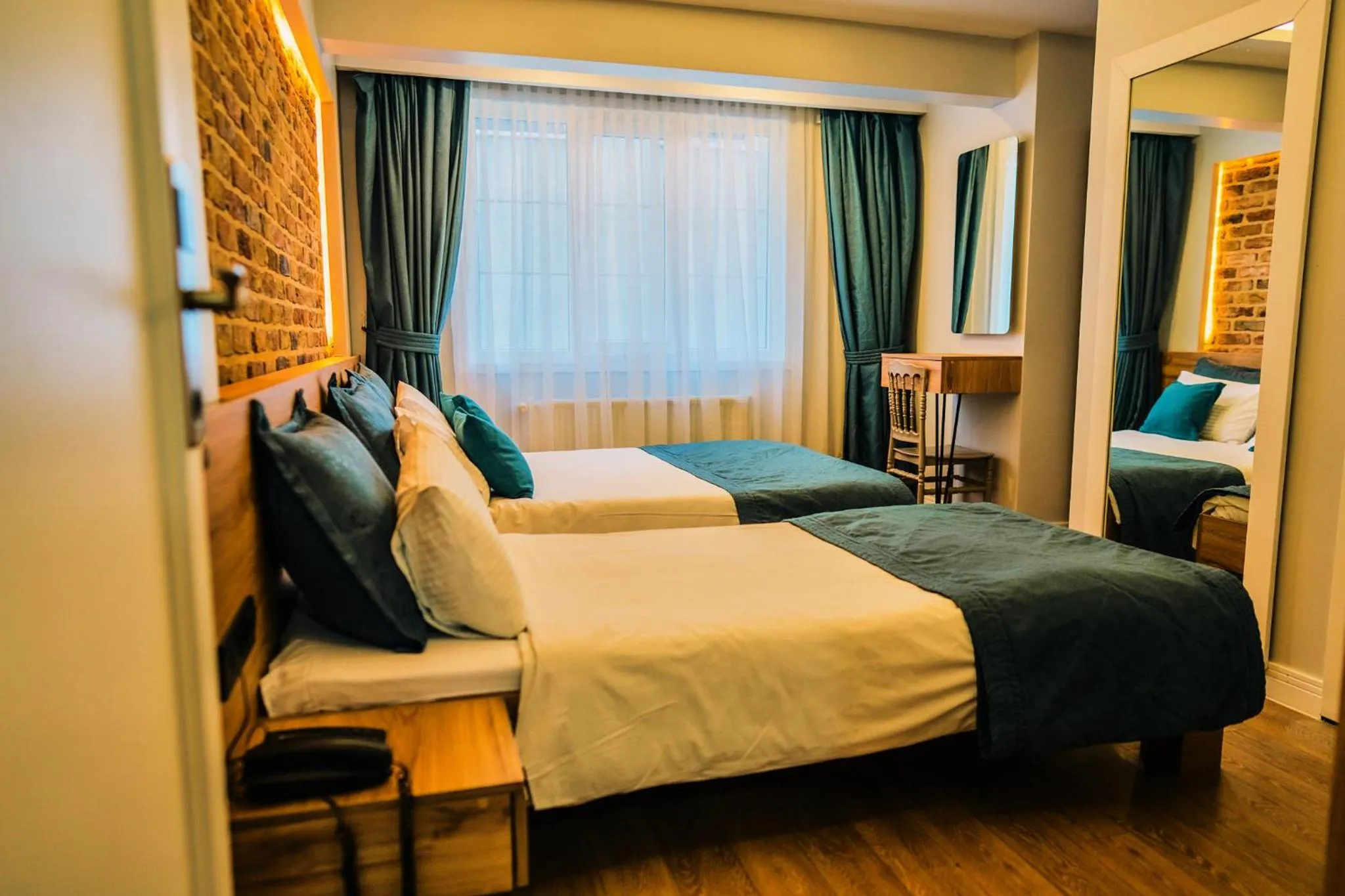 Bed in Taksim Santa Lucia Hotel