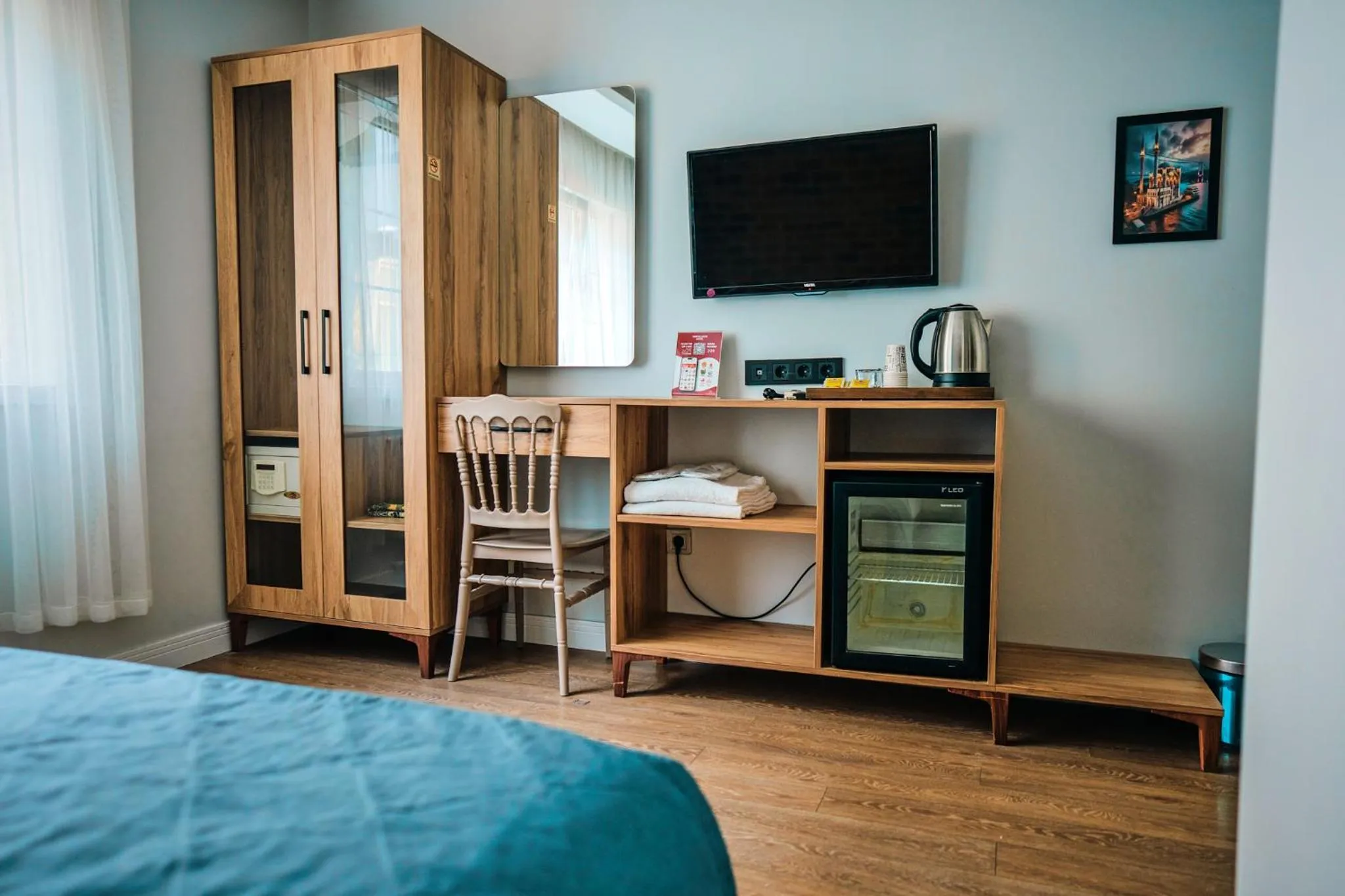 Bed in Taksim Santa Lucia Hotel