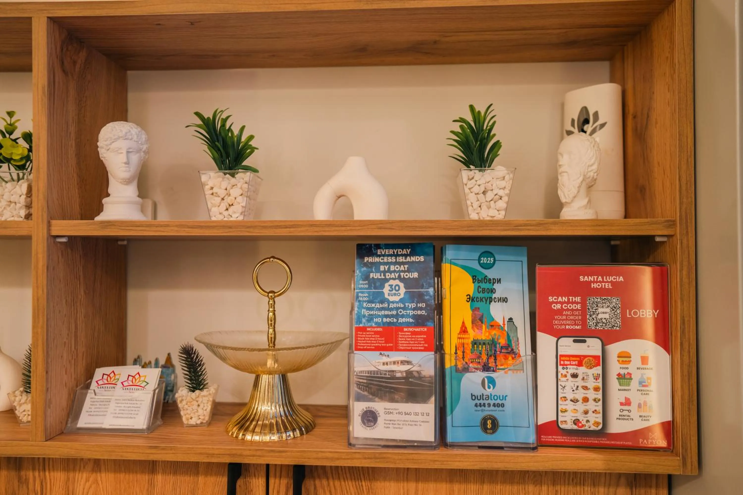 Decorative detail in Taksim Santa Lucia Hotel