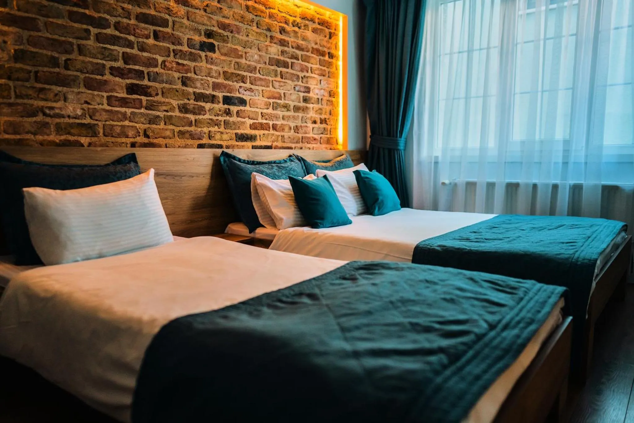 Bed in Taksim Santa Lucia Hotel