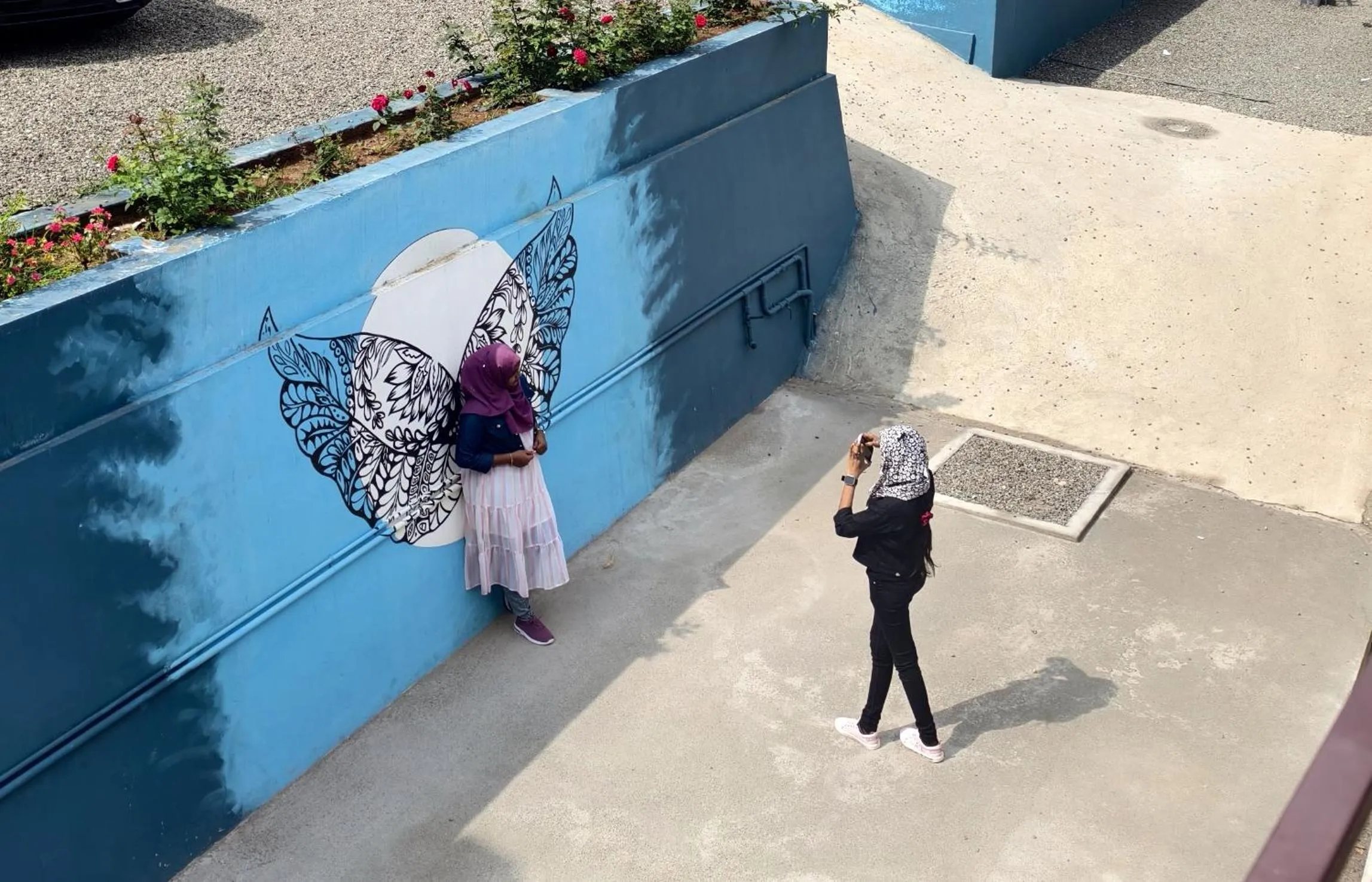 Guests in Moon Wings Mountain Resort