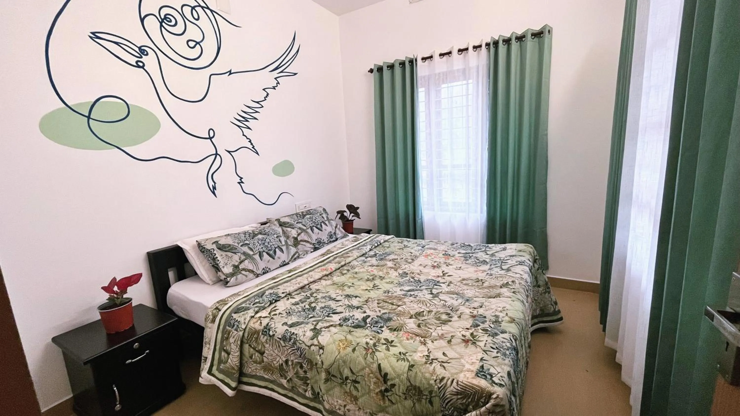 Bed in Moon Wings Mountain Resort