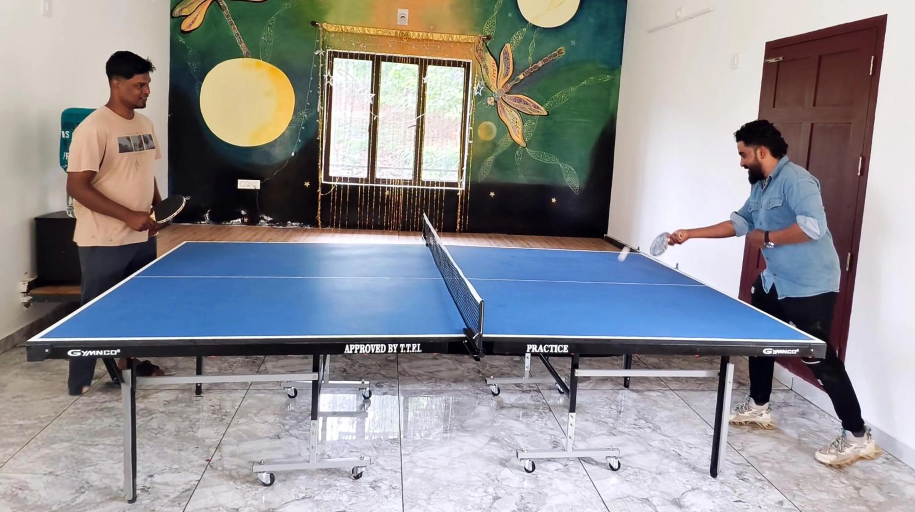 Table tennis in Moon Wings Mountain Resort