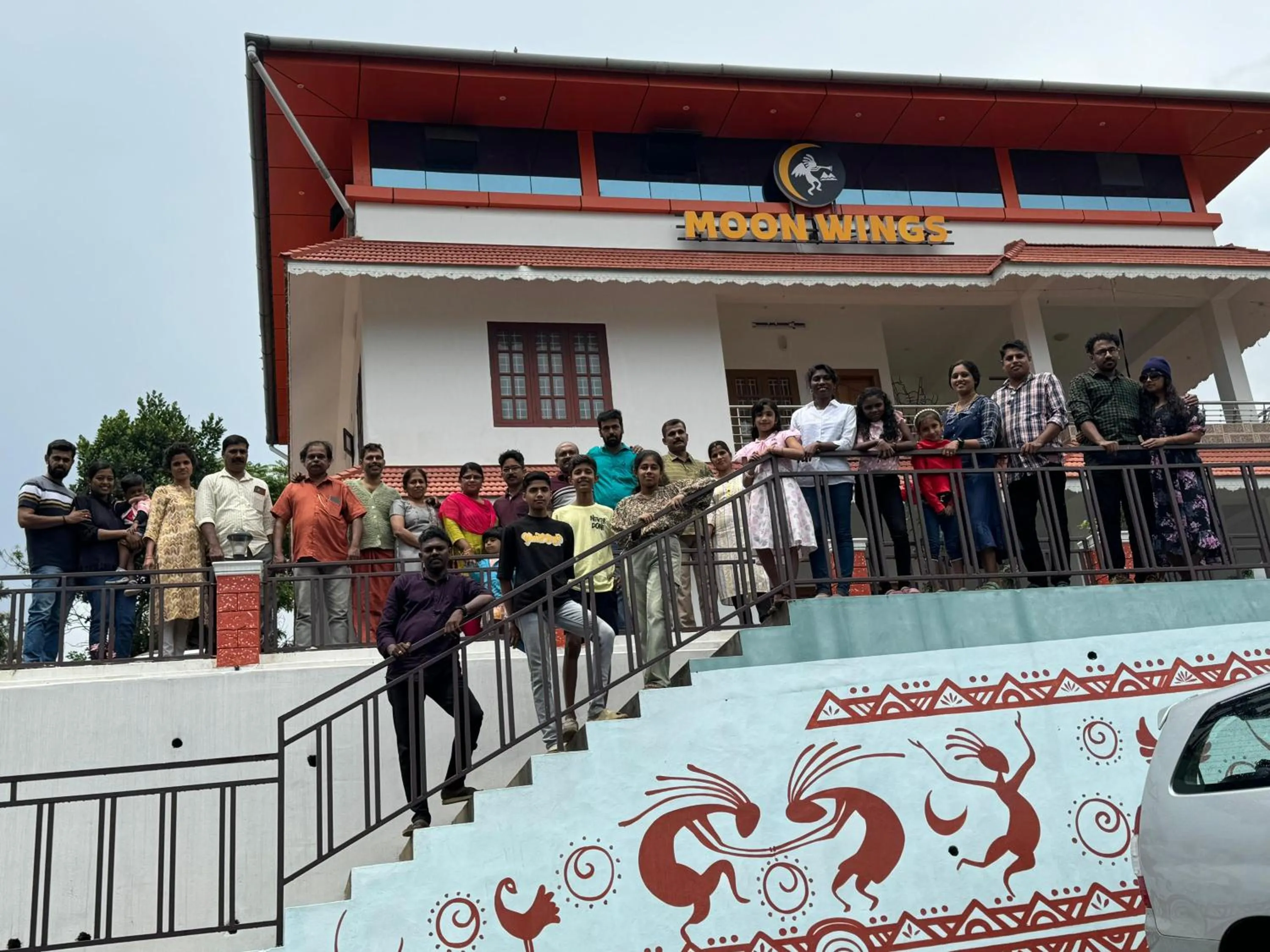 Guests in Moon Wings Mountain Resort