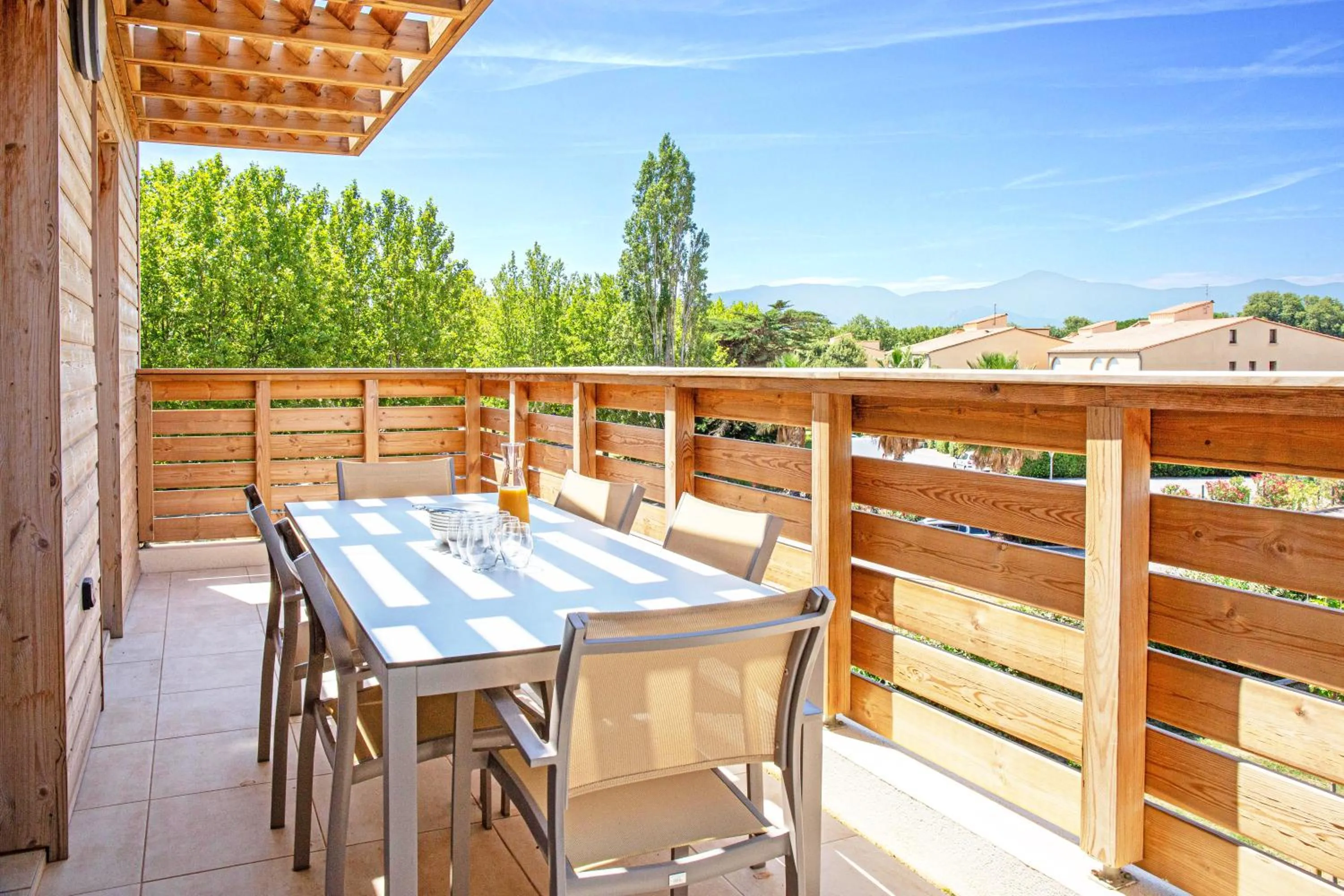 Patio in Résidence Pierre & Vacances Premium Domaine du Golfe du Lion