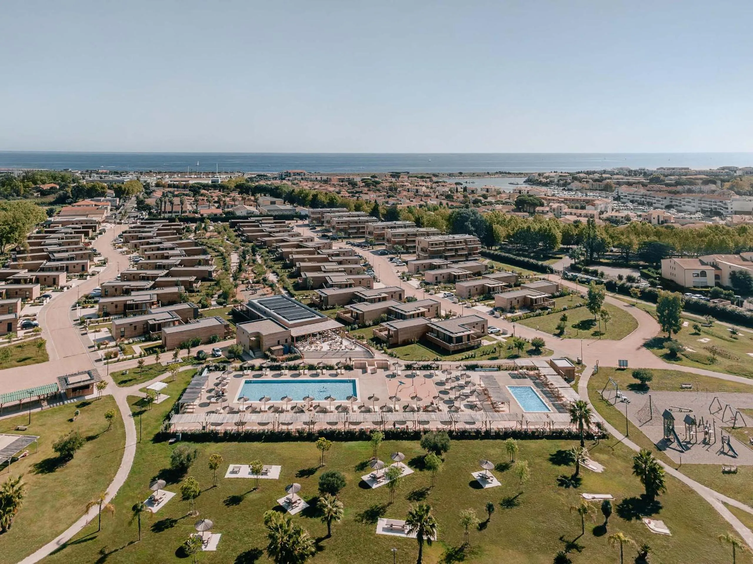 Bird's eye view in Résidence Pierre & Vacances Premium Domaine du Golfe du Lion