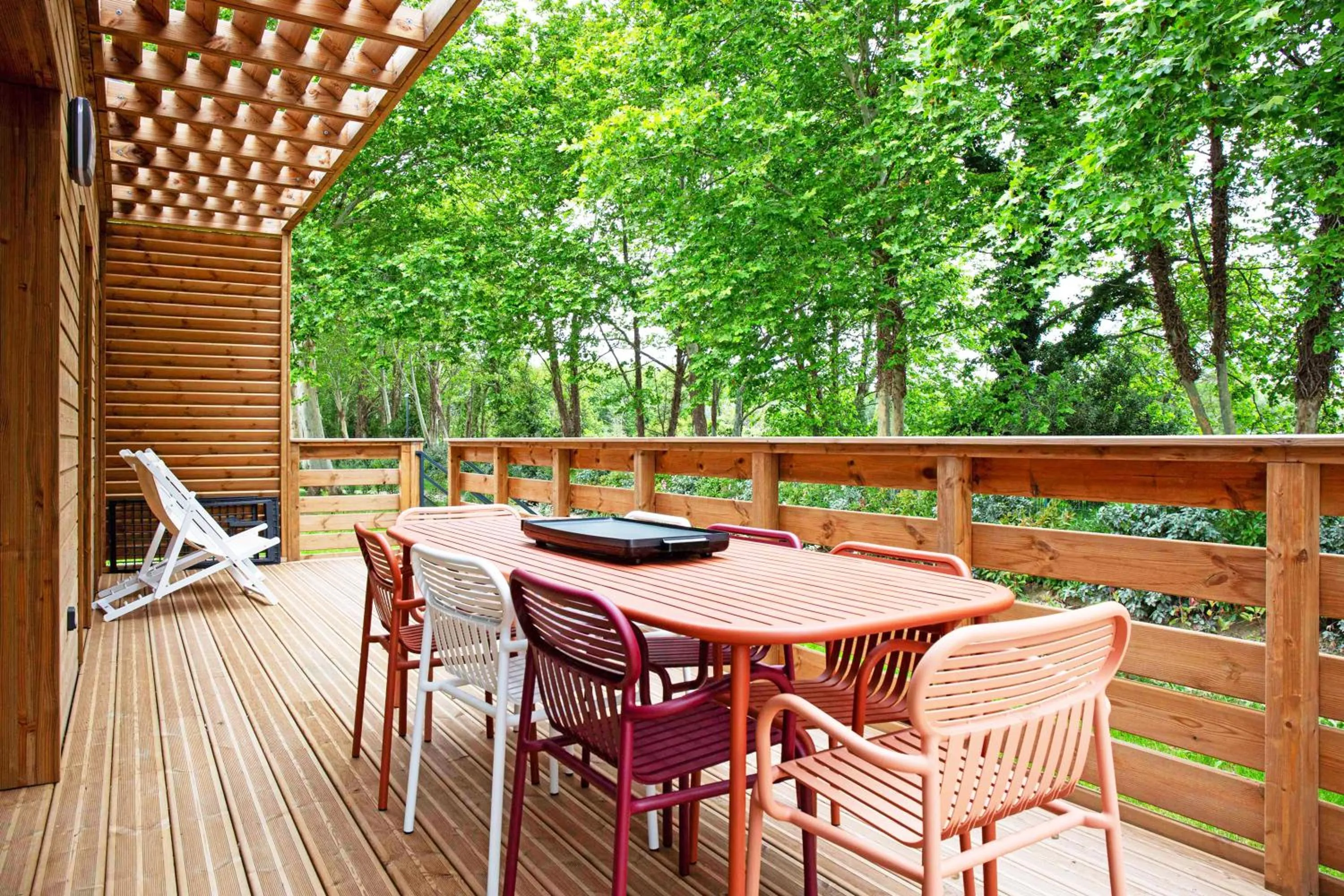 Patio in Résidence Pierre & Vacances Premium Domaine du Golfe du Lion