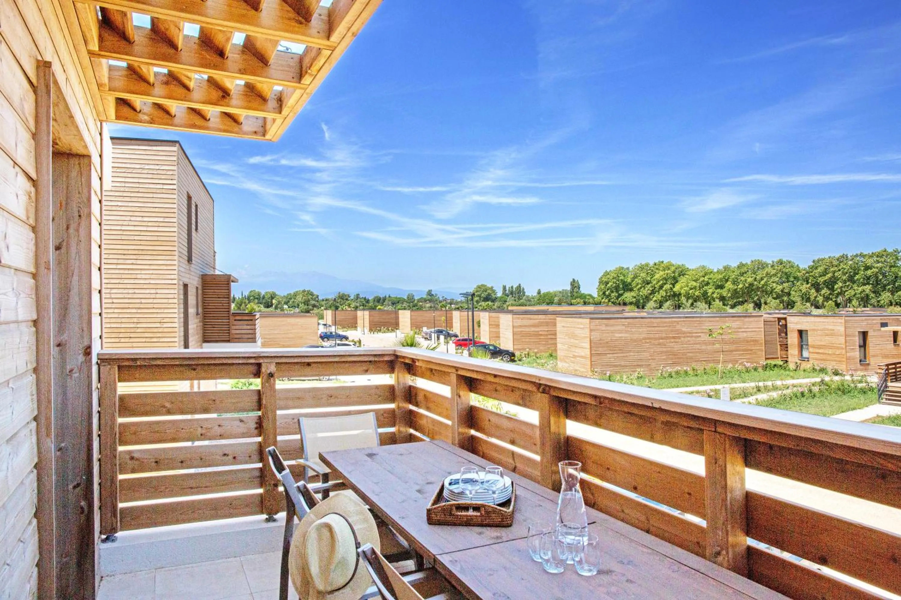 Patio in Résidence Pierre & Vacances Premium Domaine du Golfe du Lion