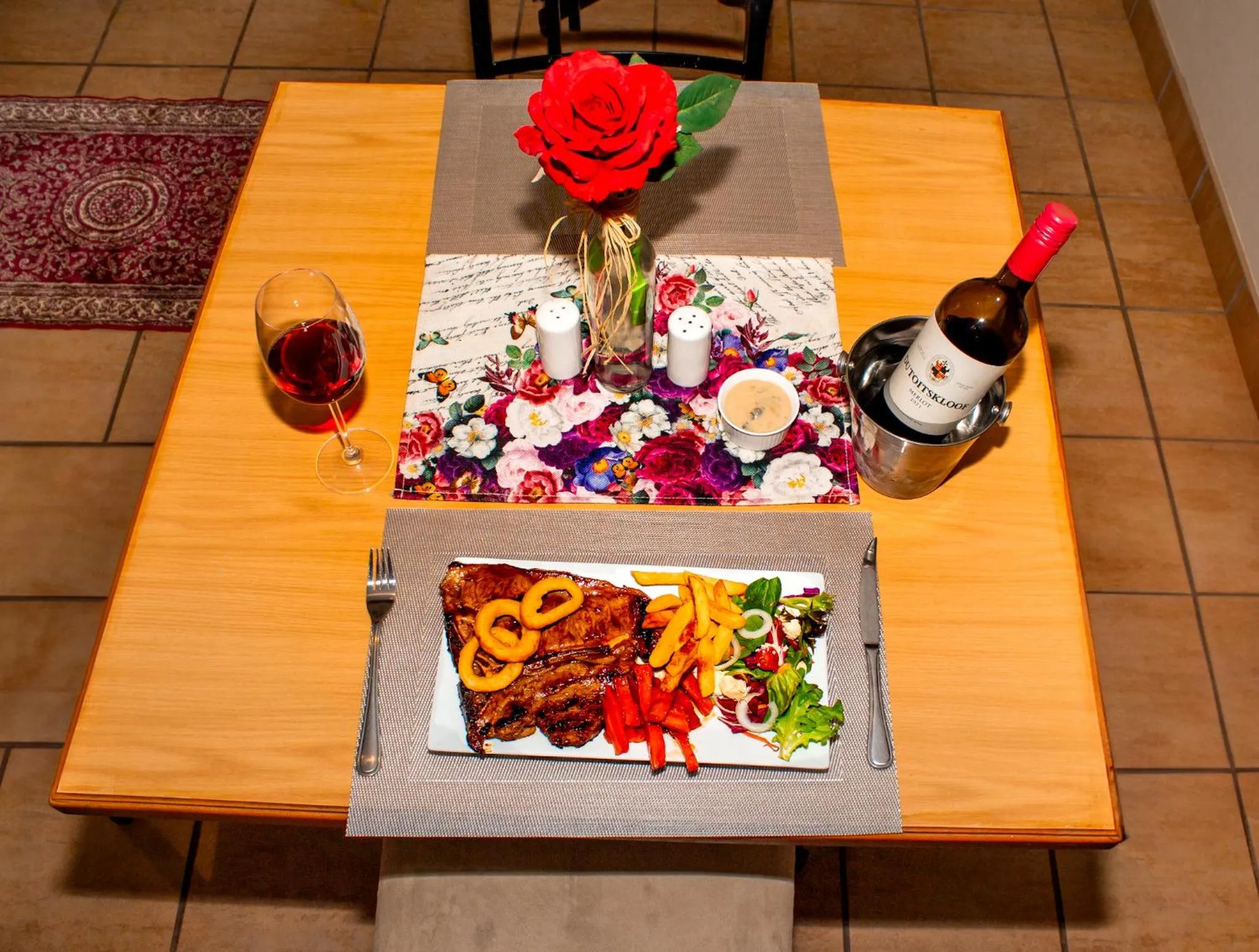 Dinner in A Cherry Lane Self Catering and B&B