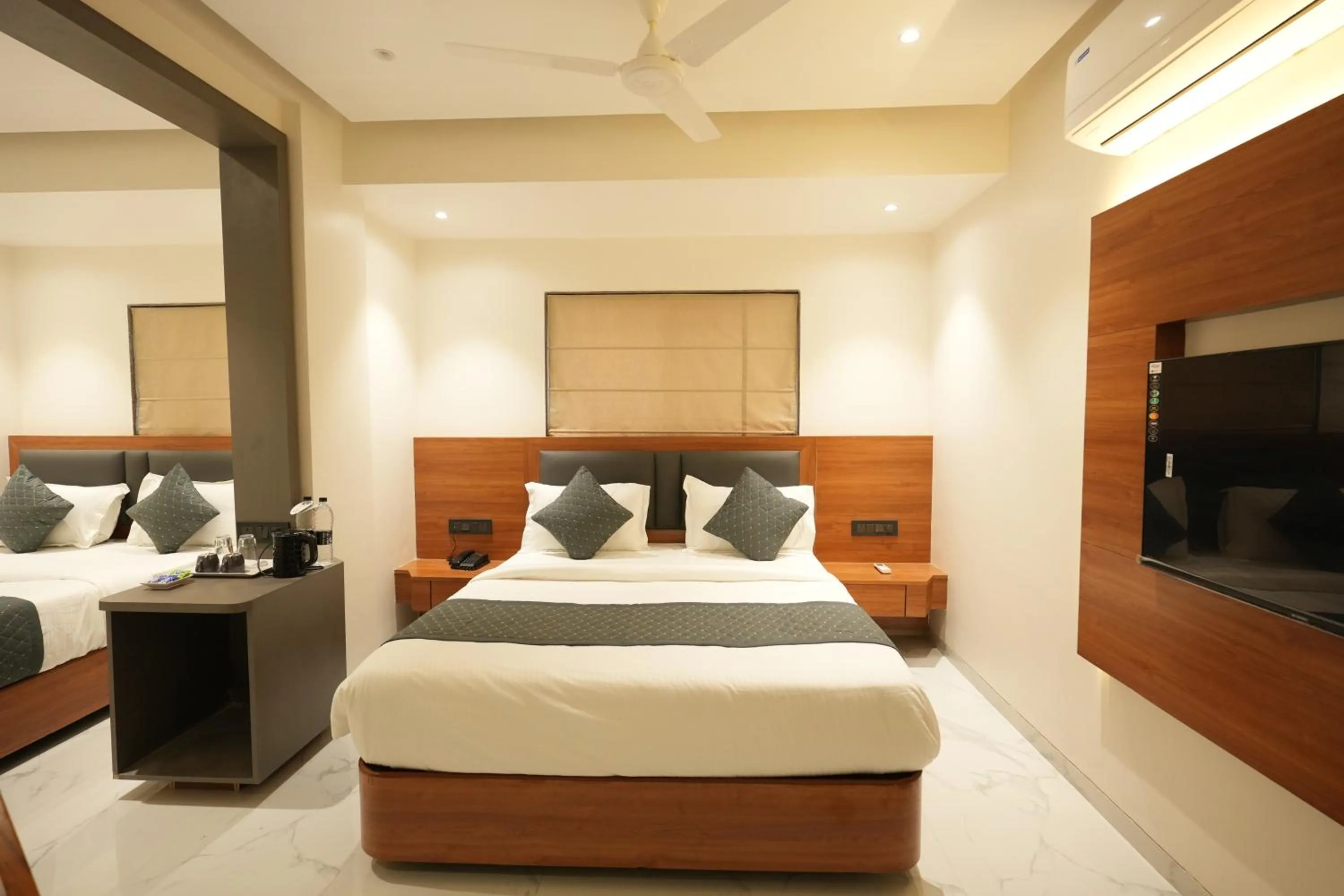 Bed in Hotel Sai Kamal