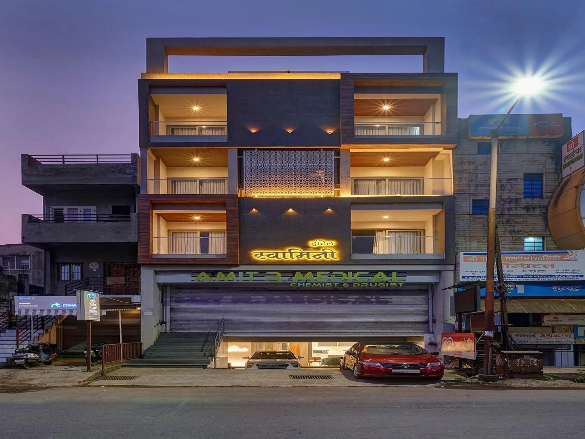 Property building in Hotel Swamini Kolhapur