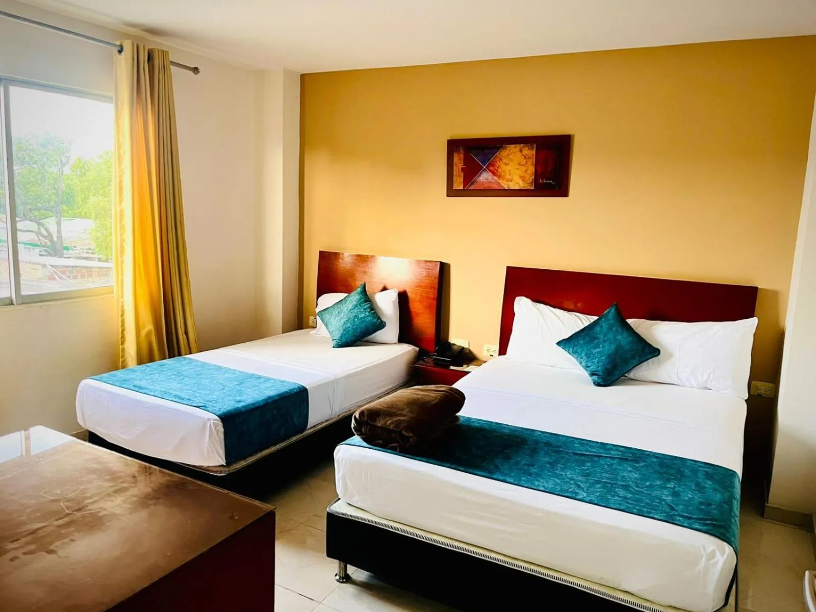 Bed in Hotel Luxor Cúcuta