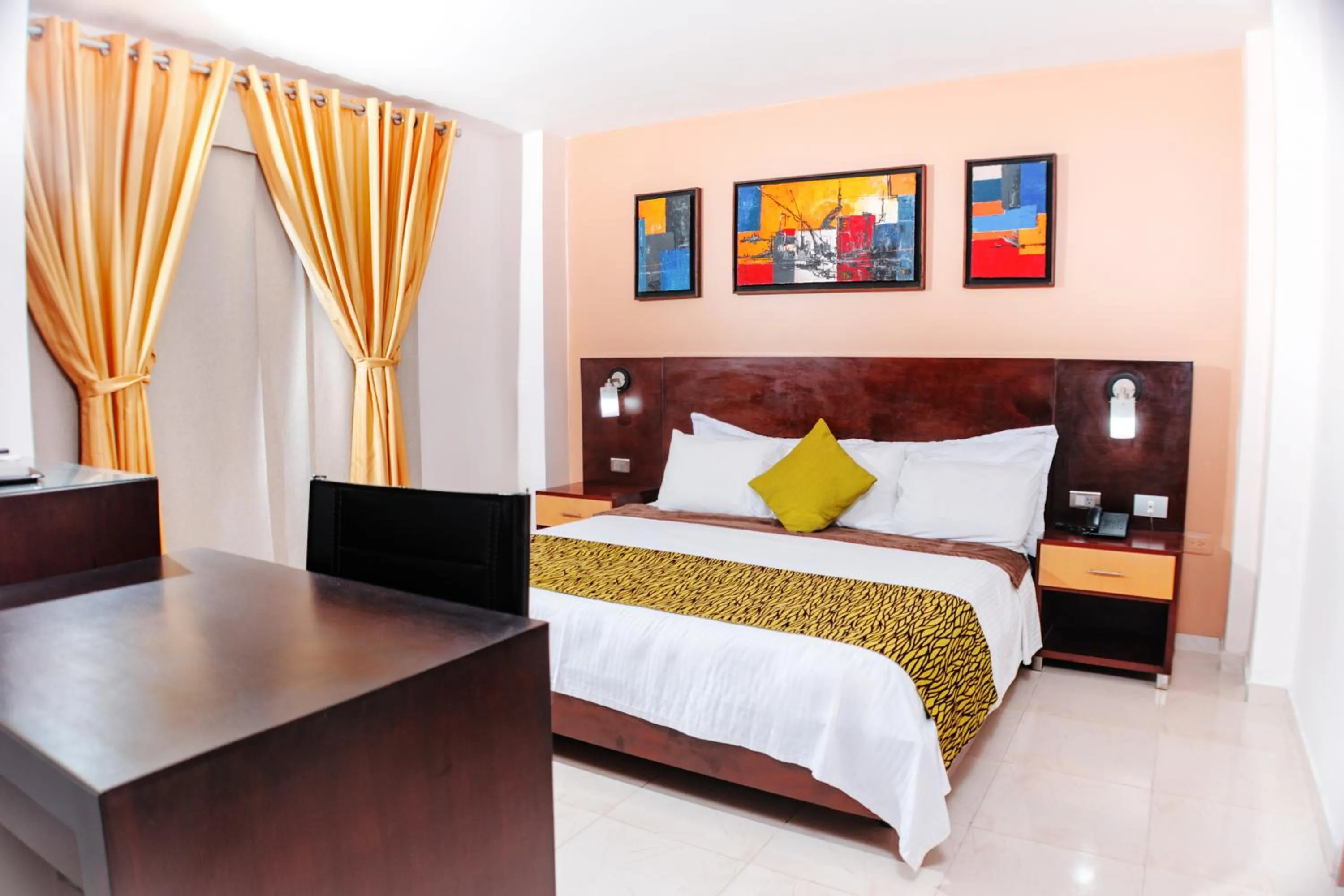 Bed in Hotel Luxor Cúcuta