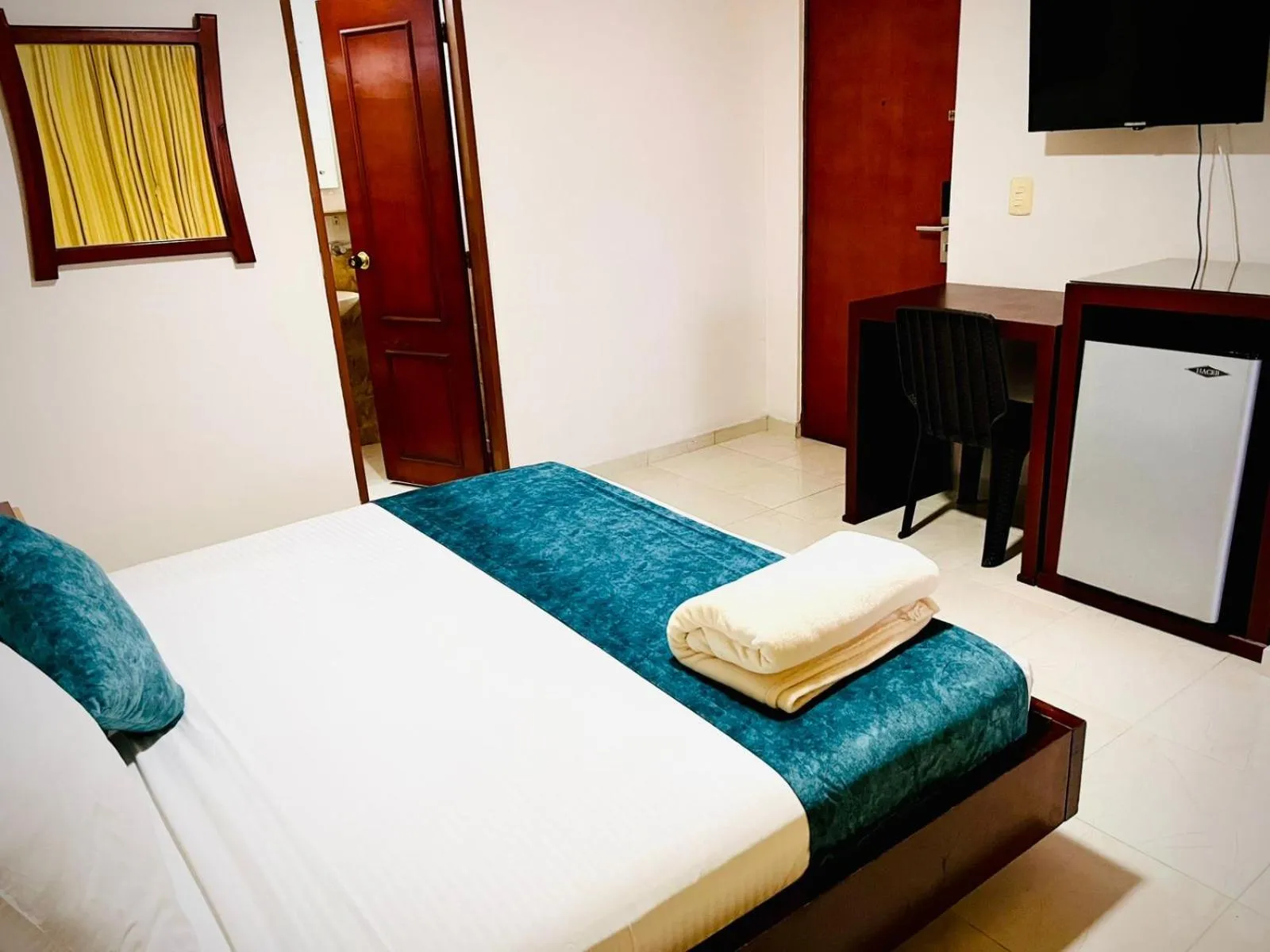 Bed in Hotel Luxor Cúcuta