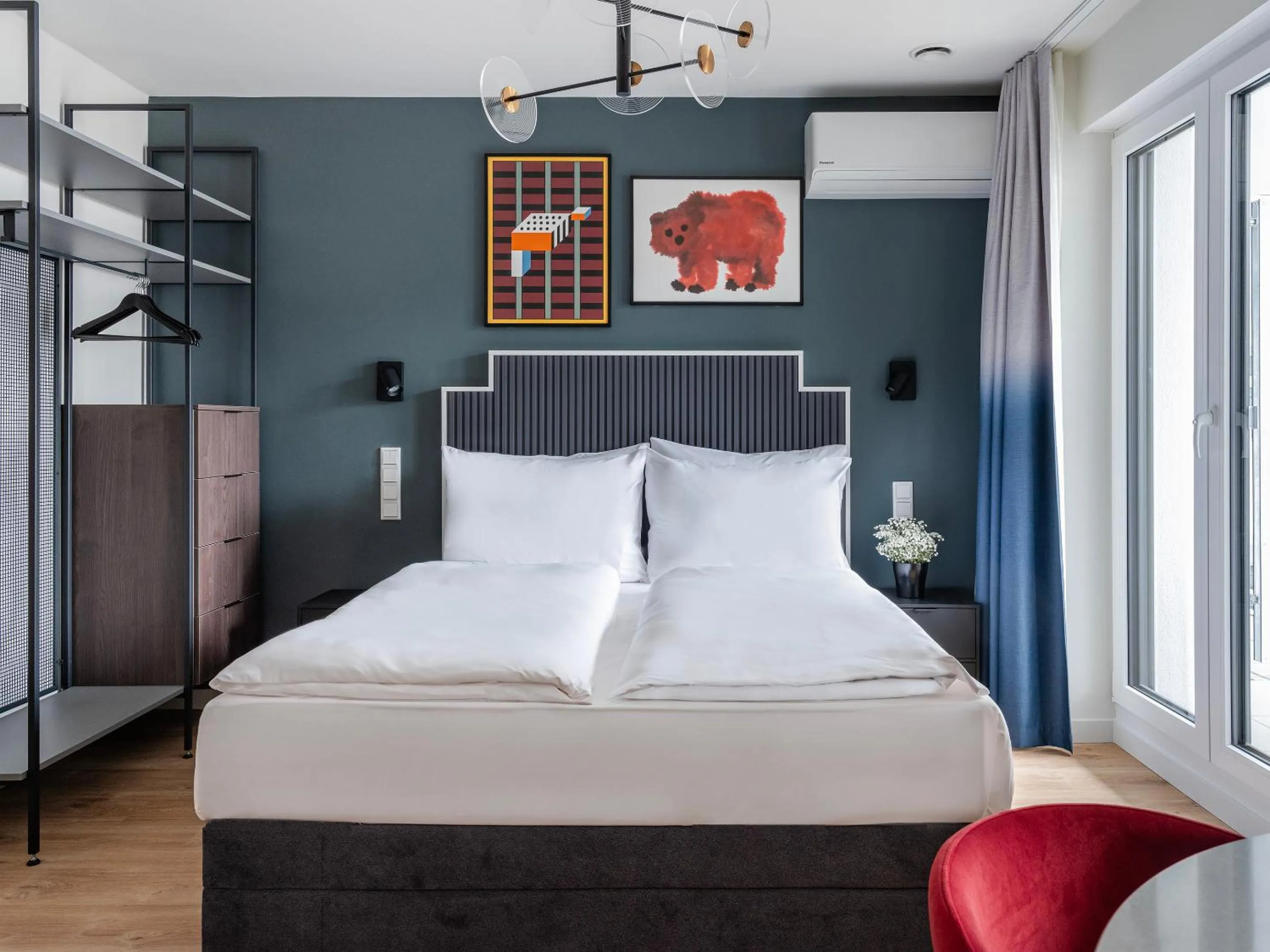 Bed in Numa Düsseldorf Leo