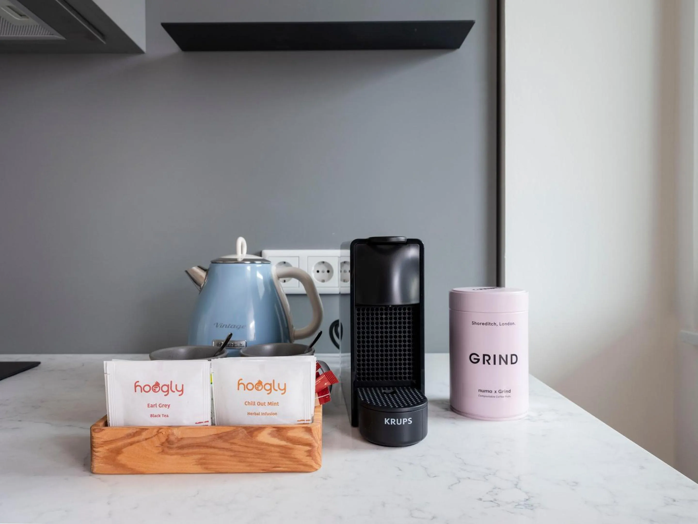 Coffee/tea facilities in Numa Düsseldorf Leo