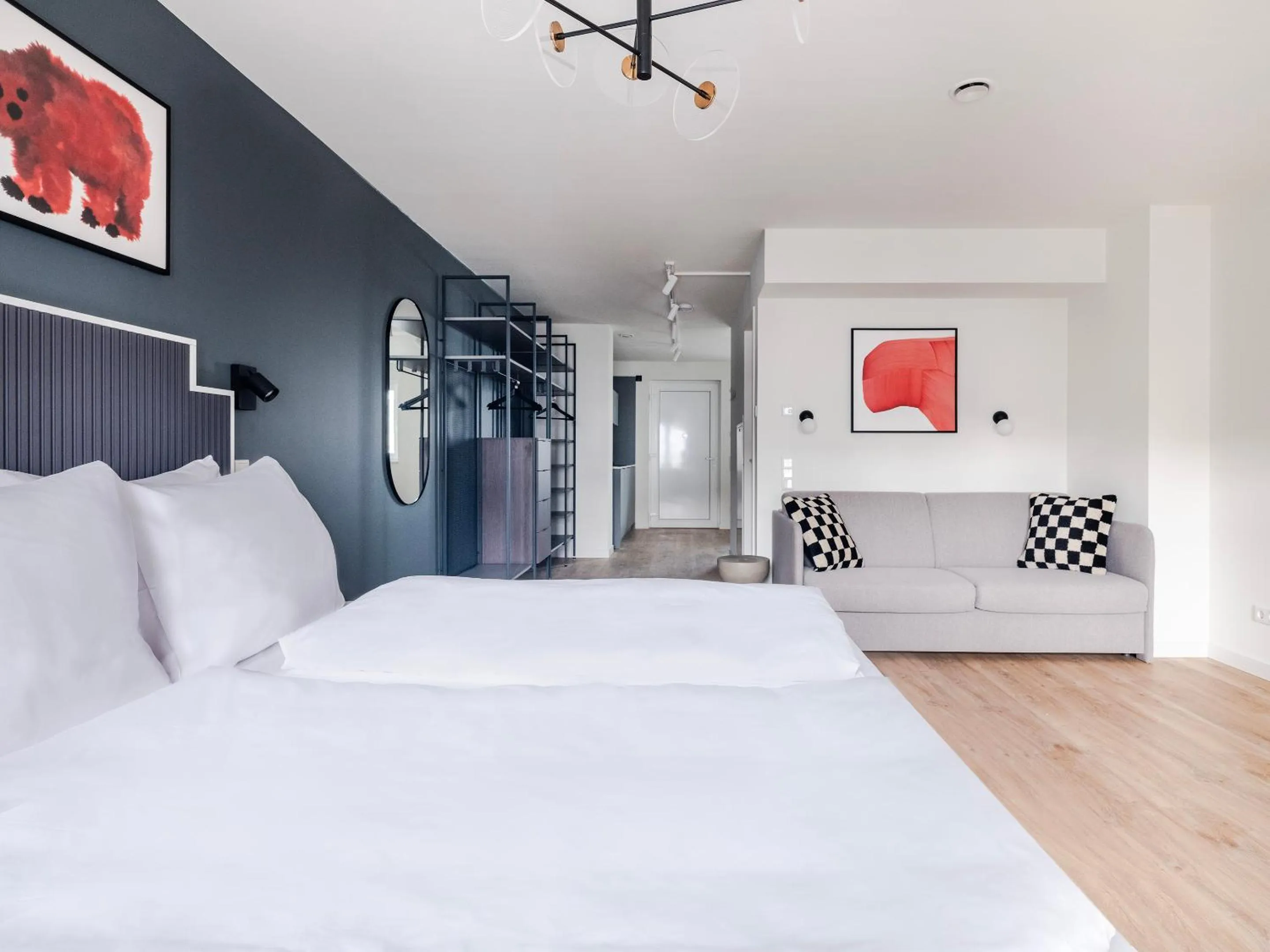 Photo of the whole room, Bed in Numa Düsseldorf Leo