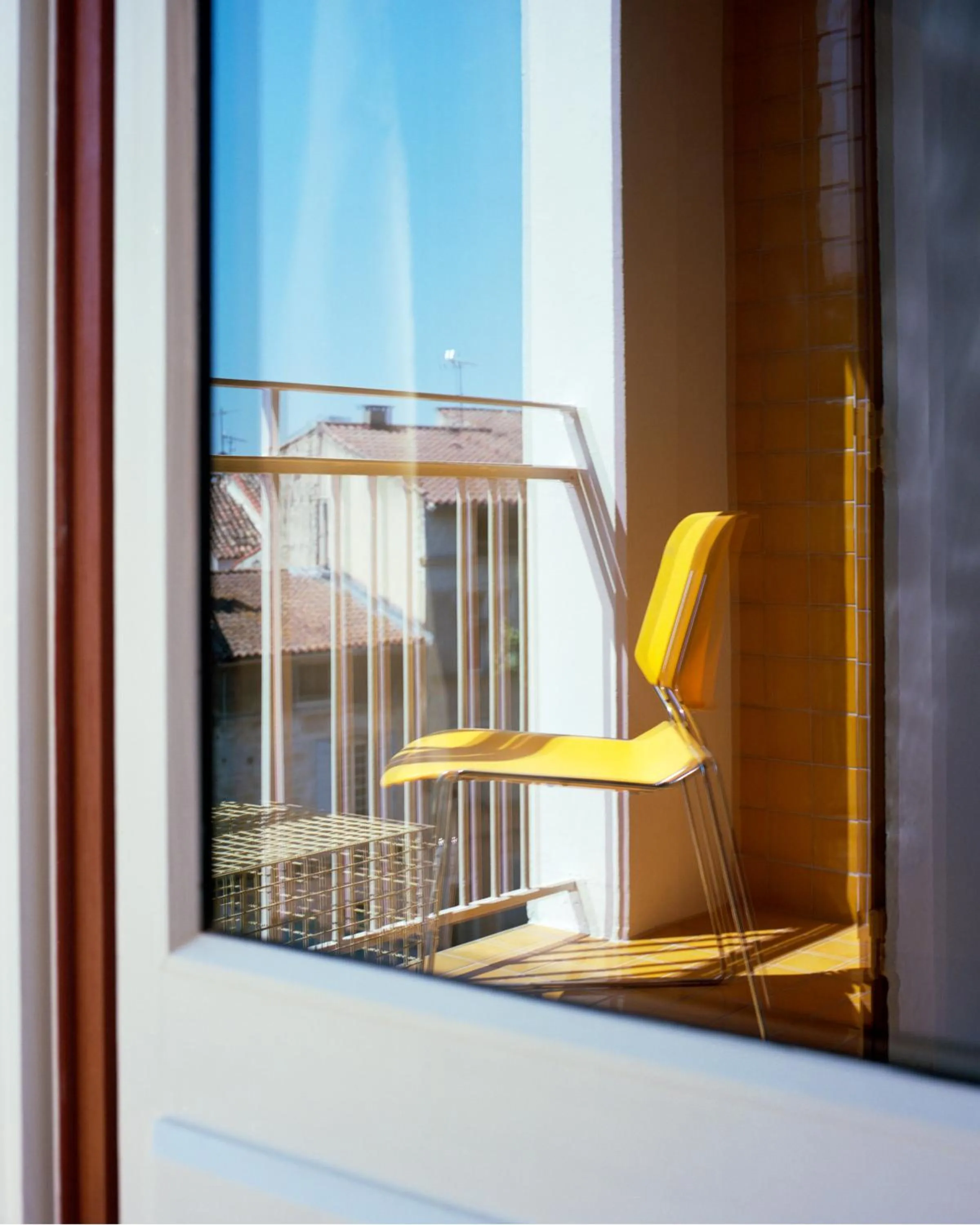 Balcony/Terrace in Hôtel Présent - Entrée autonome, réception en ligne - Encore Mieux