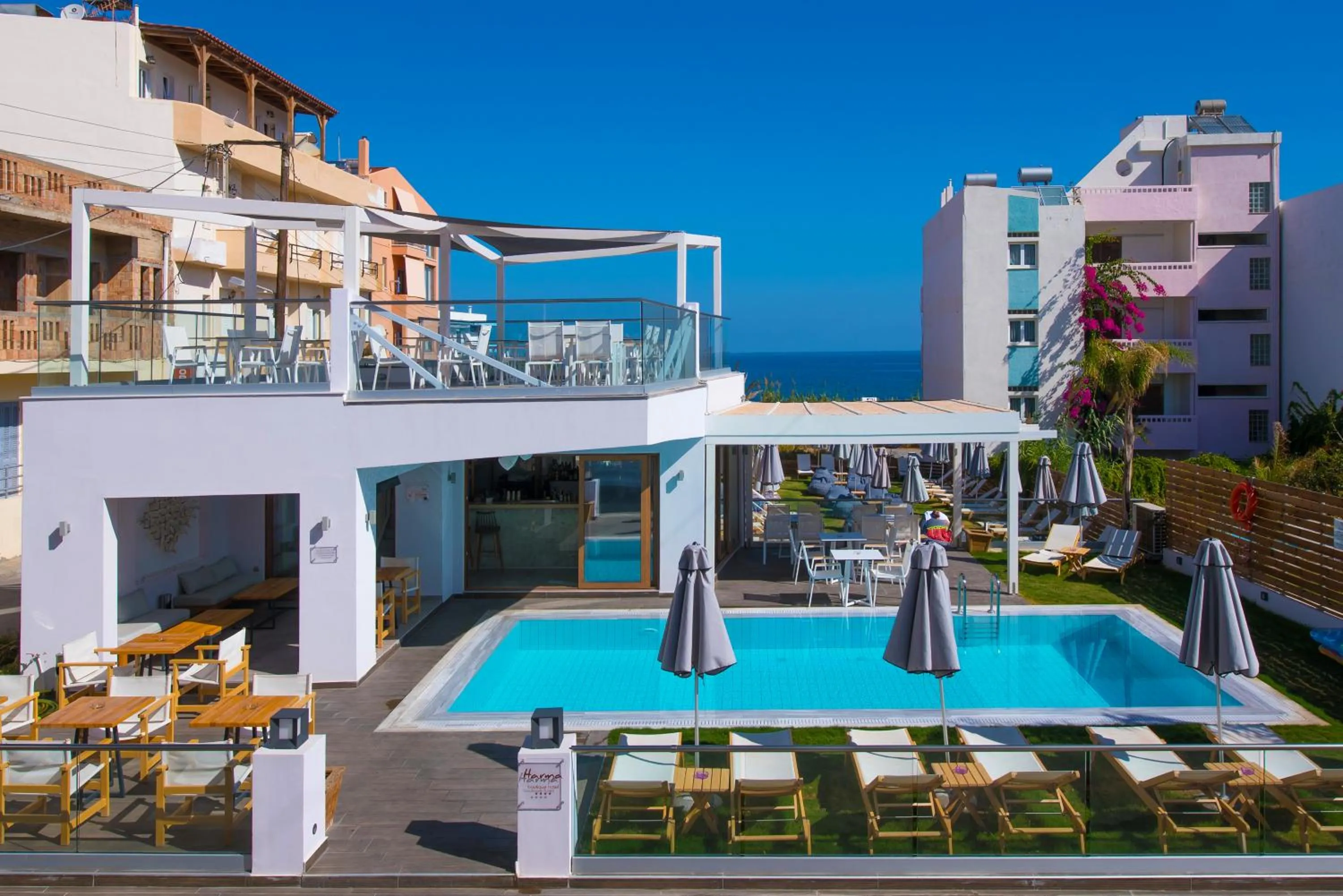 Patio in Harma Boutique Hotel