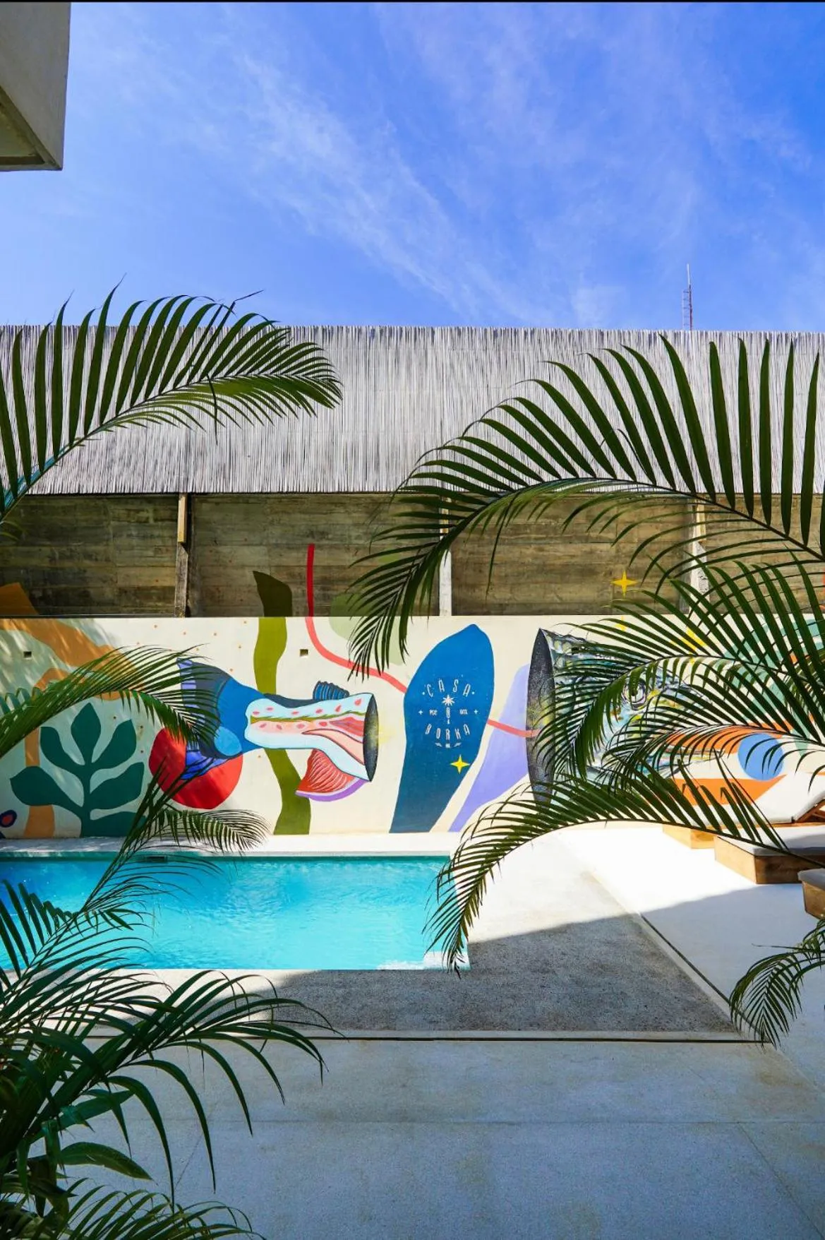 Swimming pool in Casa Borka LUXURY FULLY FURNISHED BEACH CONDOS WITH POOL