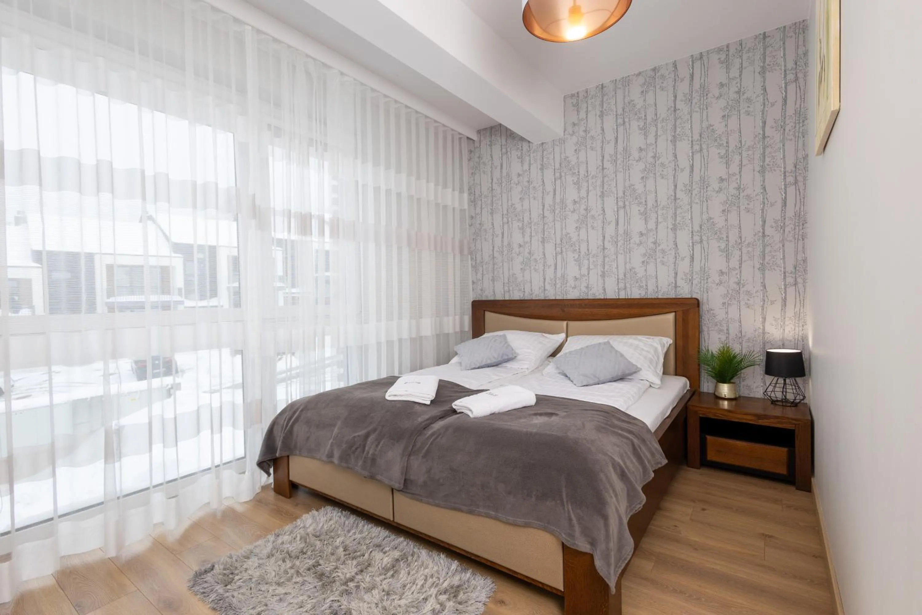 Bed in Apartament ZEUS - Beskid Apartment