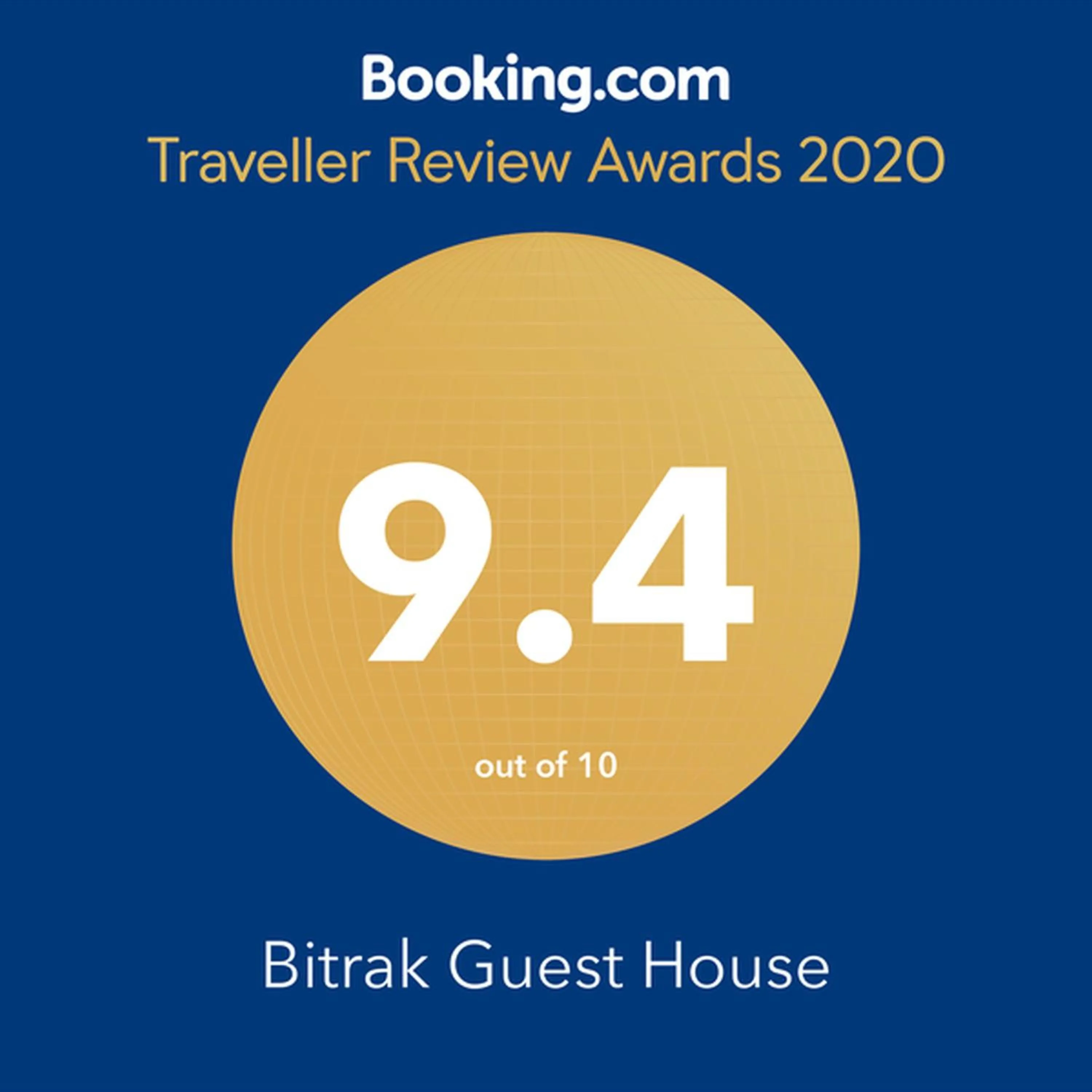 Logo/Certificate/Sign in Bitrak Guest House