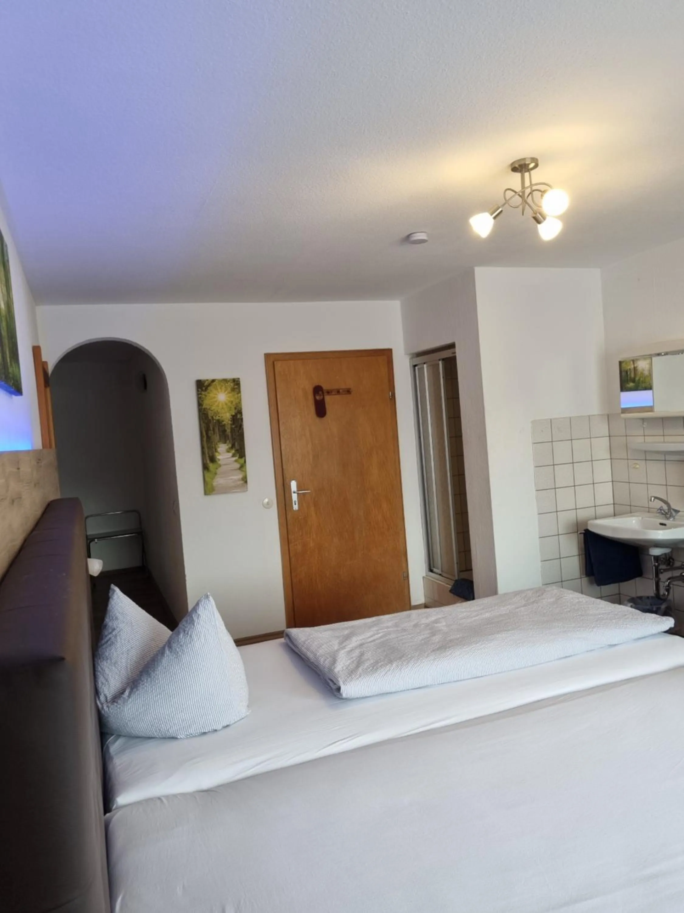 Bed in Landhotel Engel