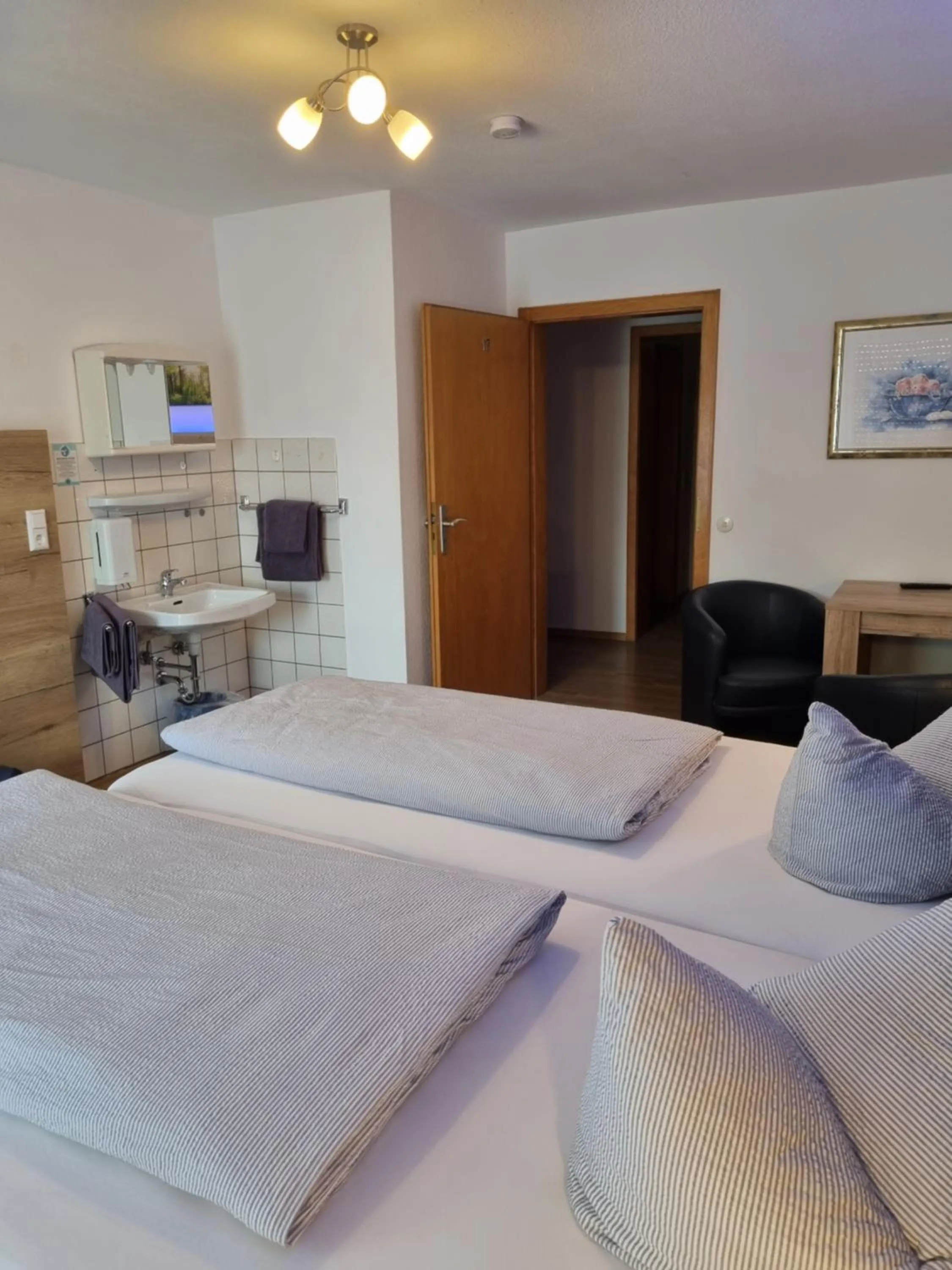 Bed in Landhotel Engel