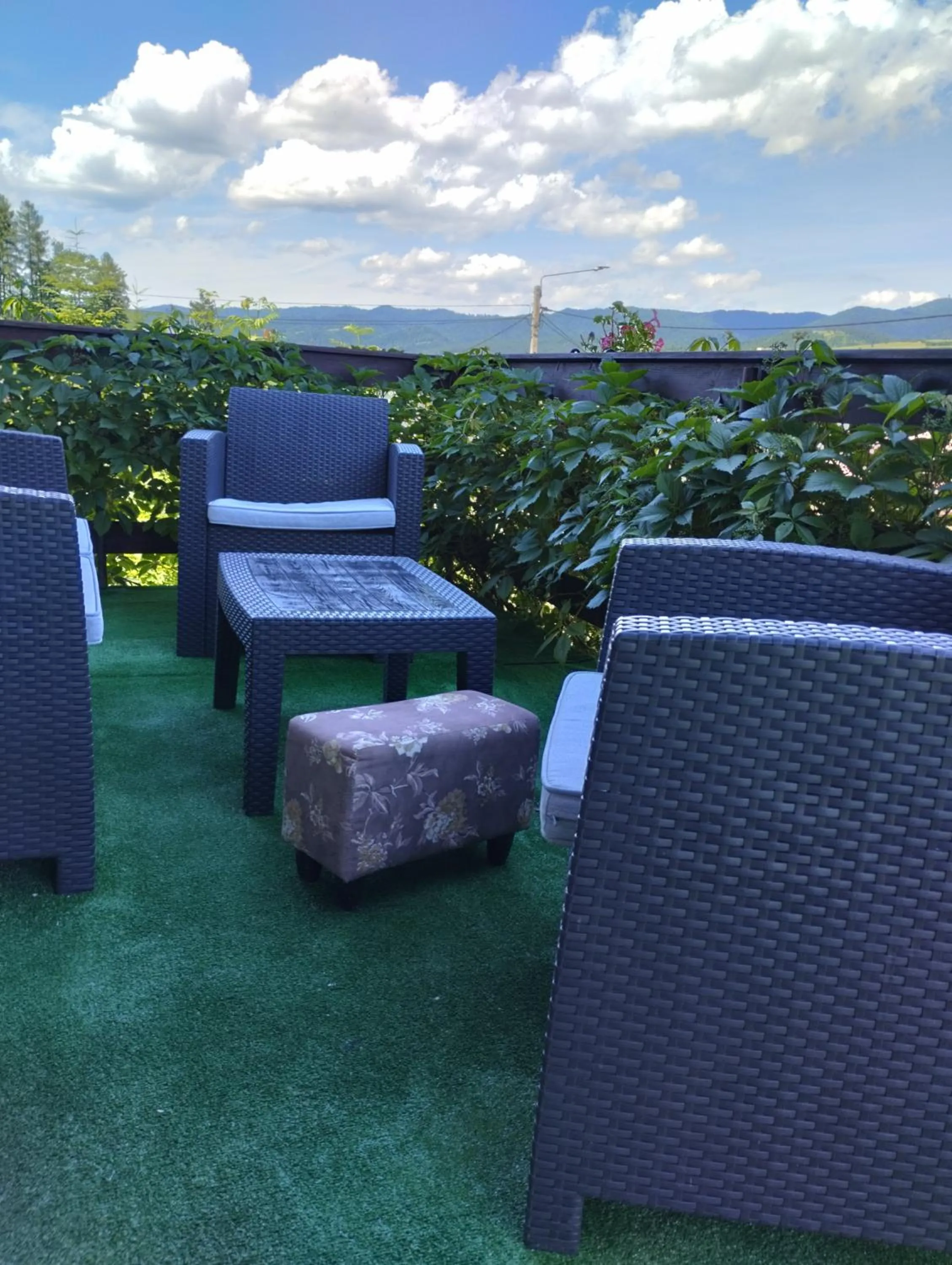 Seating area in Willa Rycerz