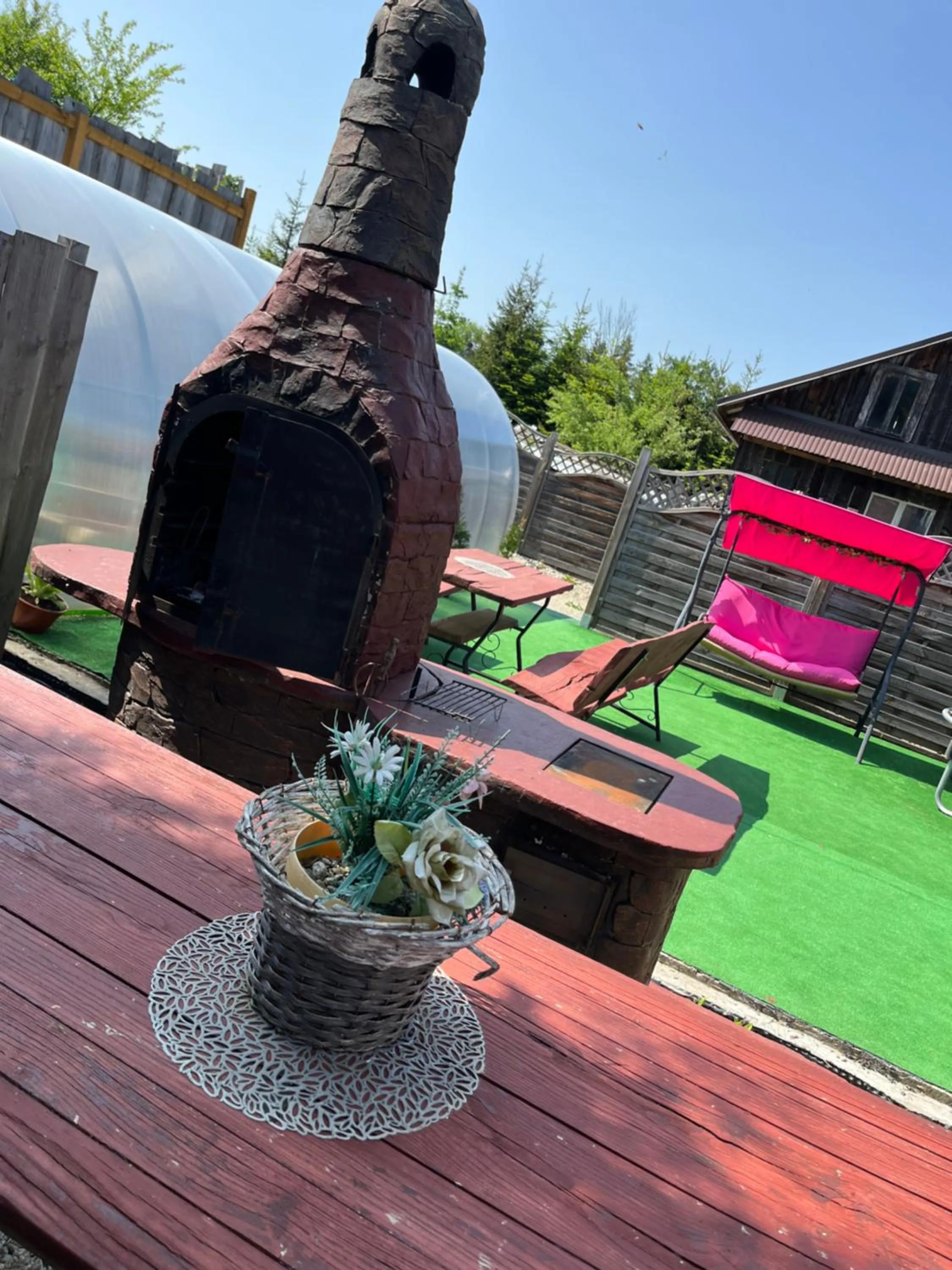 Seating area in Willa Rycerz