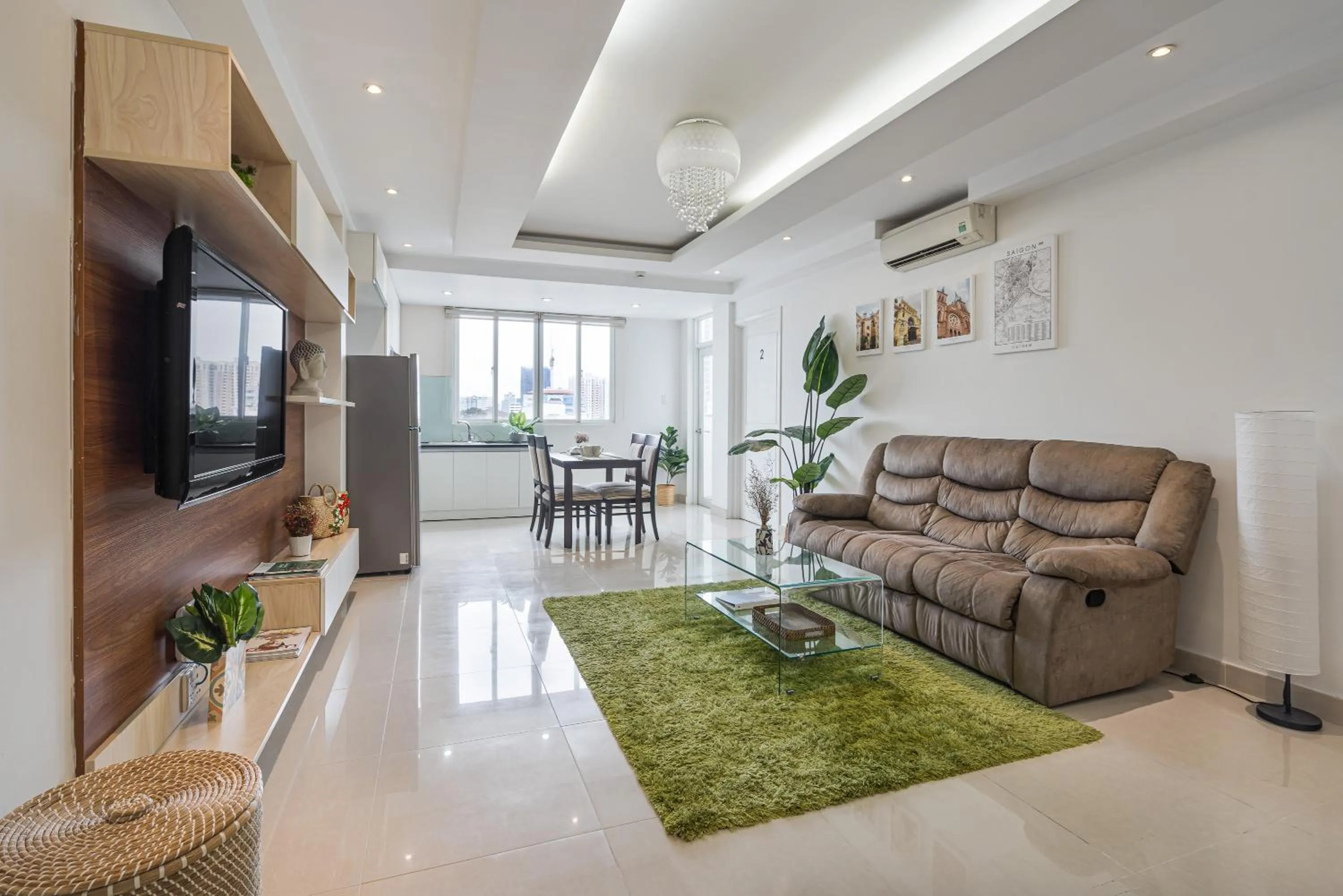 Living room in Alex House Saigon - Serviced Apartment