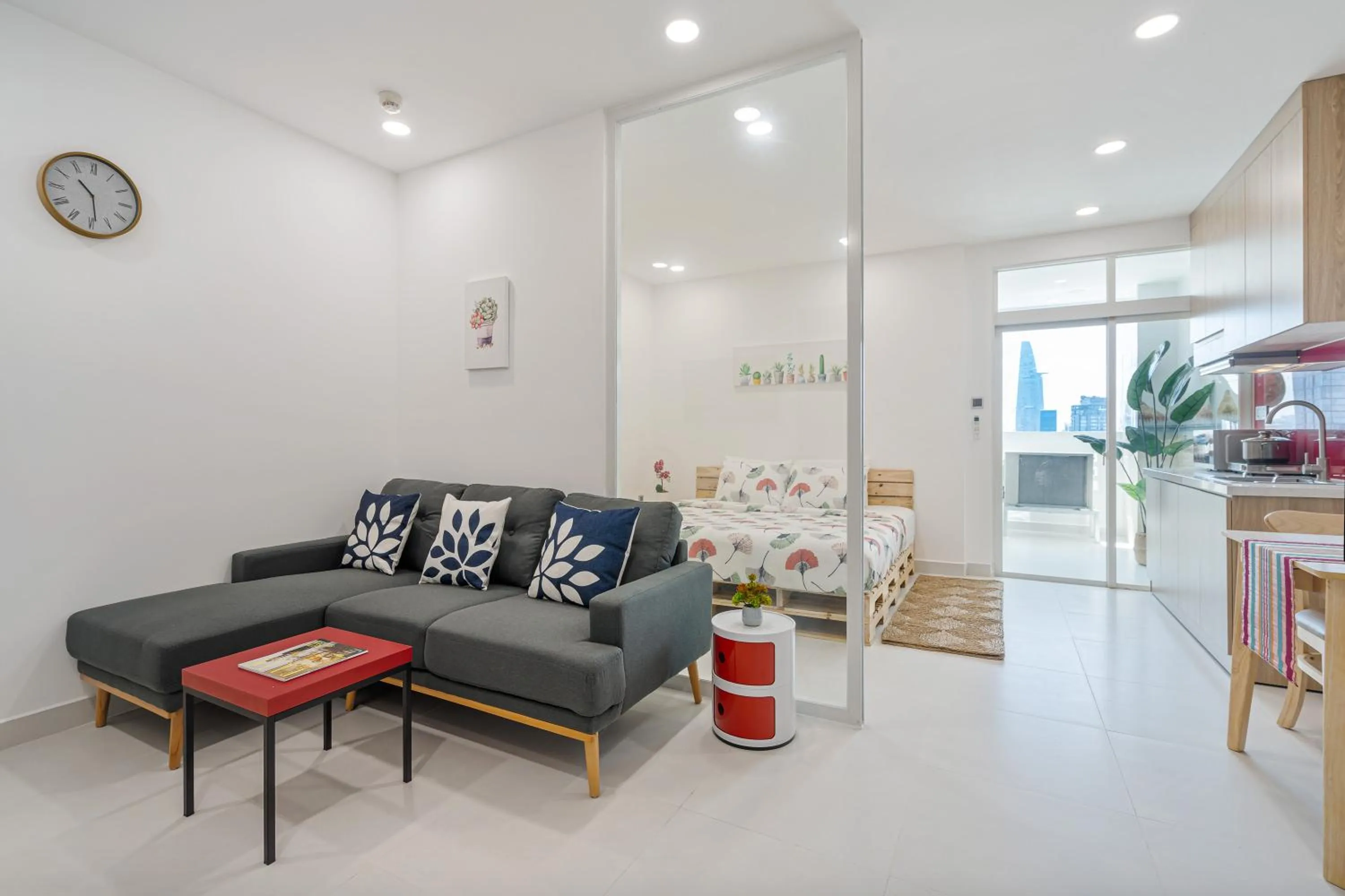 Living room in Alex House Saigon - Serviced Apartment