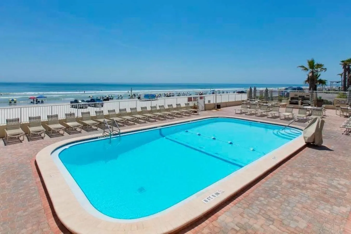 Swimming pool in Fantasy Island Resort, Daytona Beach Shores