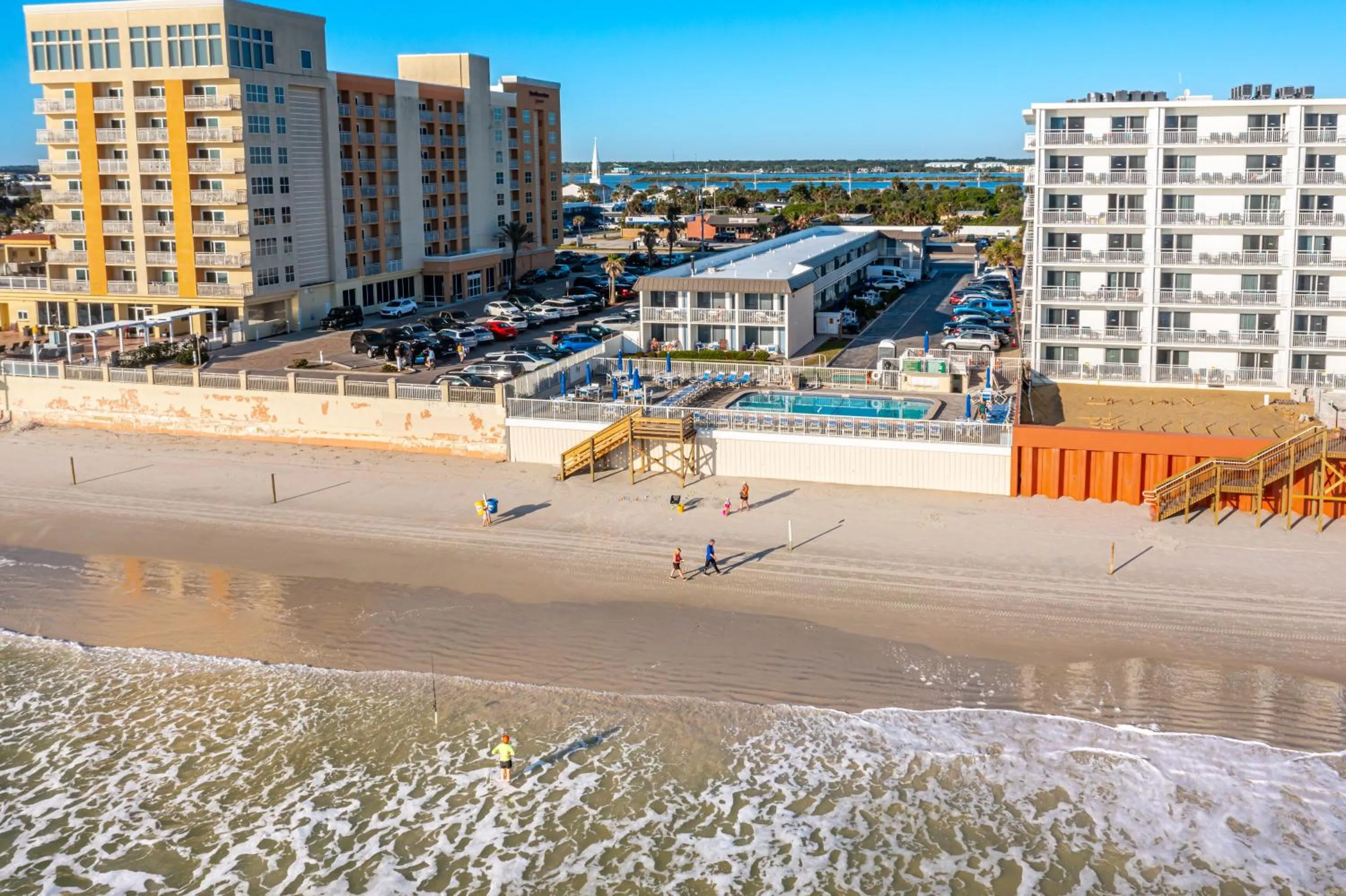 Property building in Fantasy Island Resort, Daytona Beach Shores