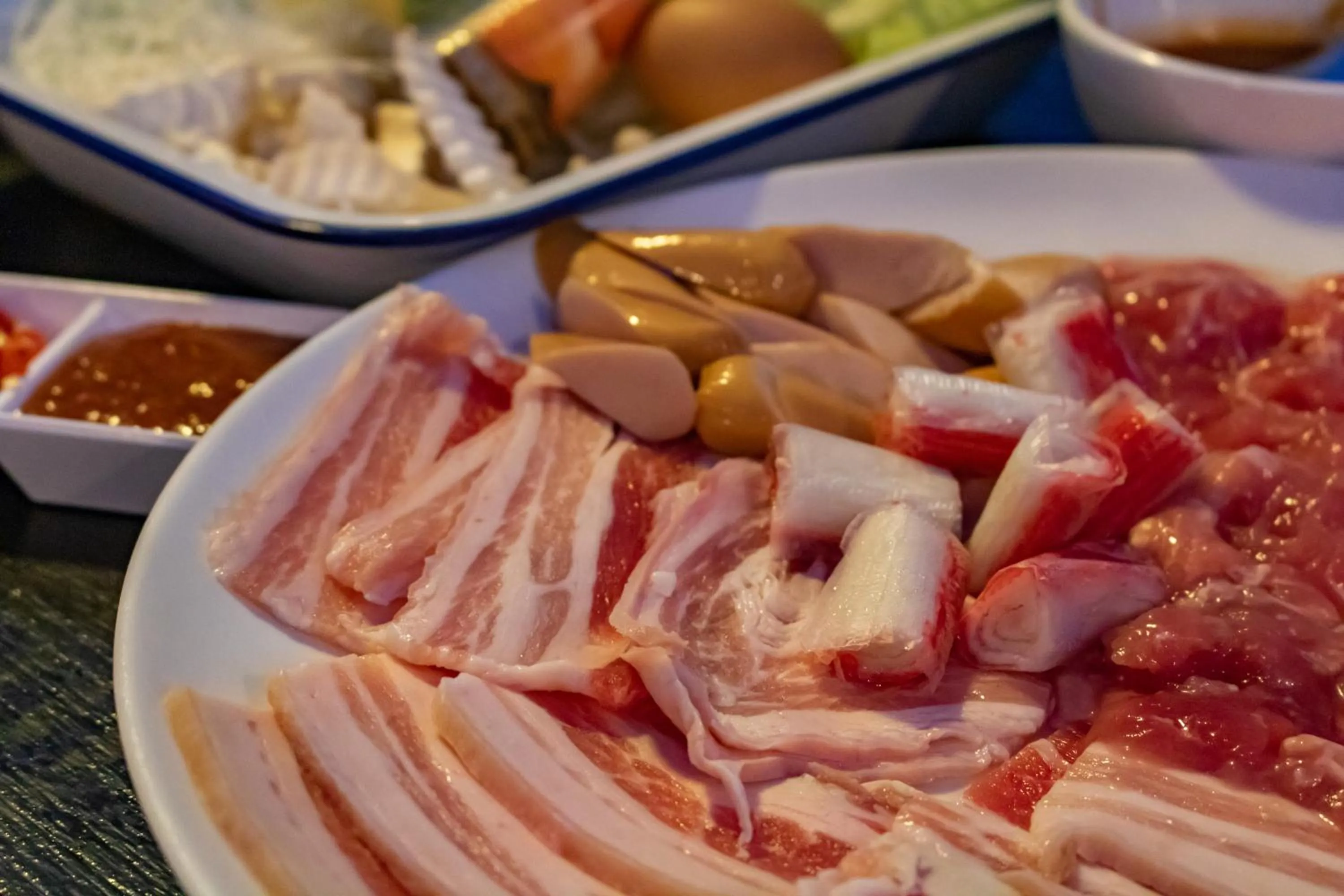 Food in Sangthong Resort at Chiang Klang