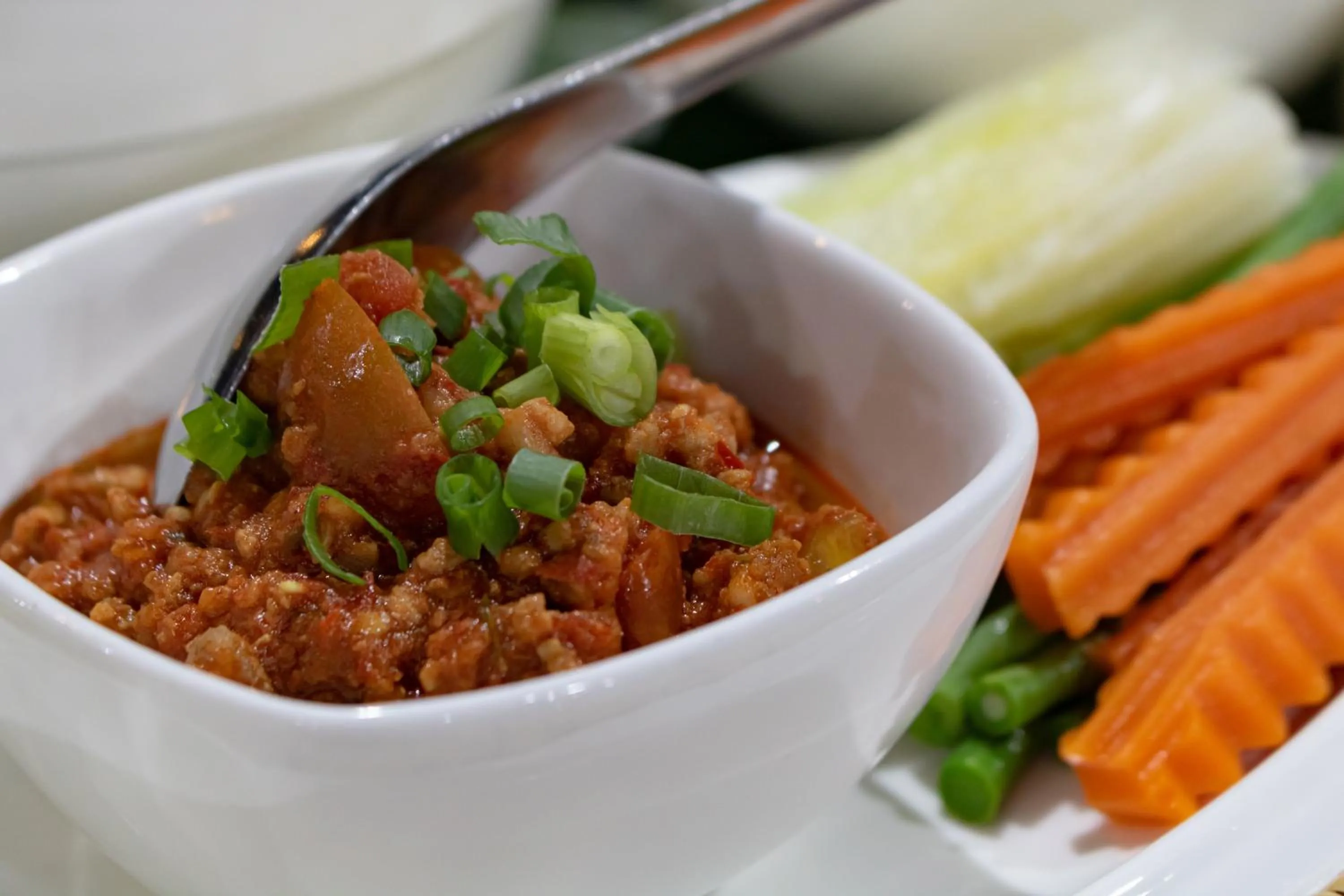 Food in Sangthong Resort at Chiang Klang