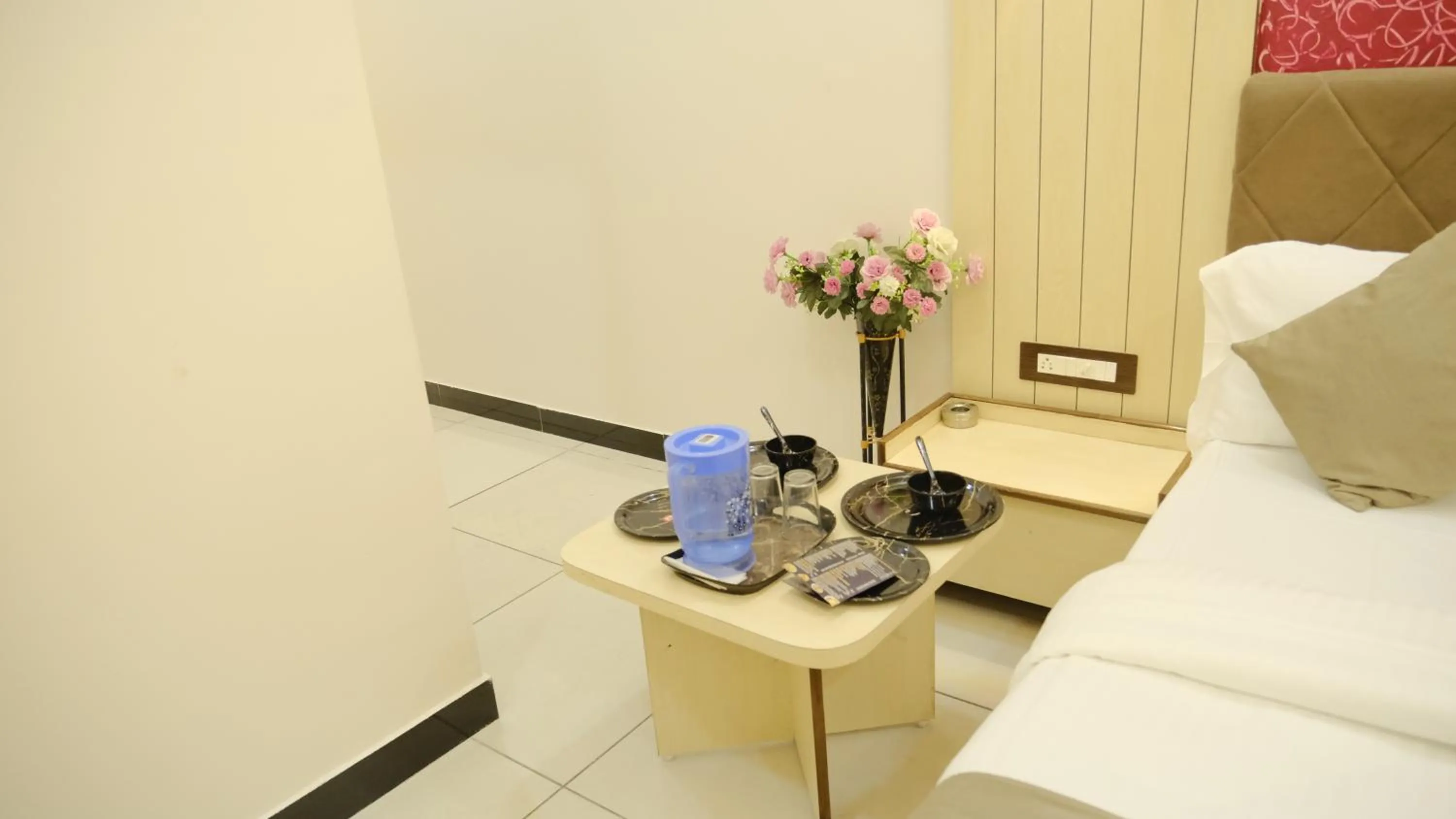 Bed in Hotel Sun Palace