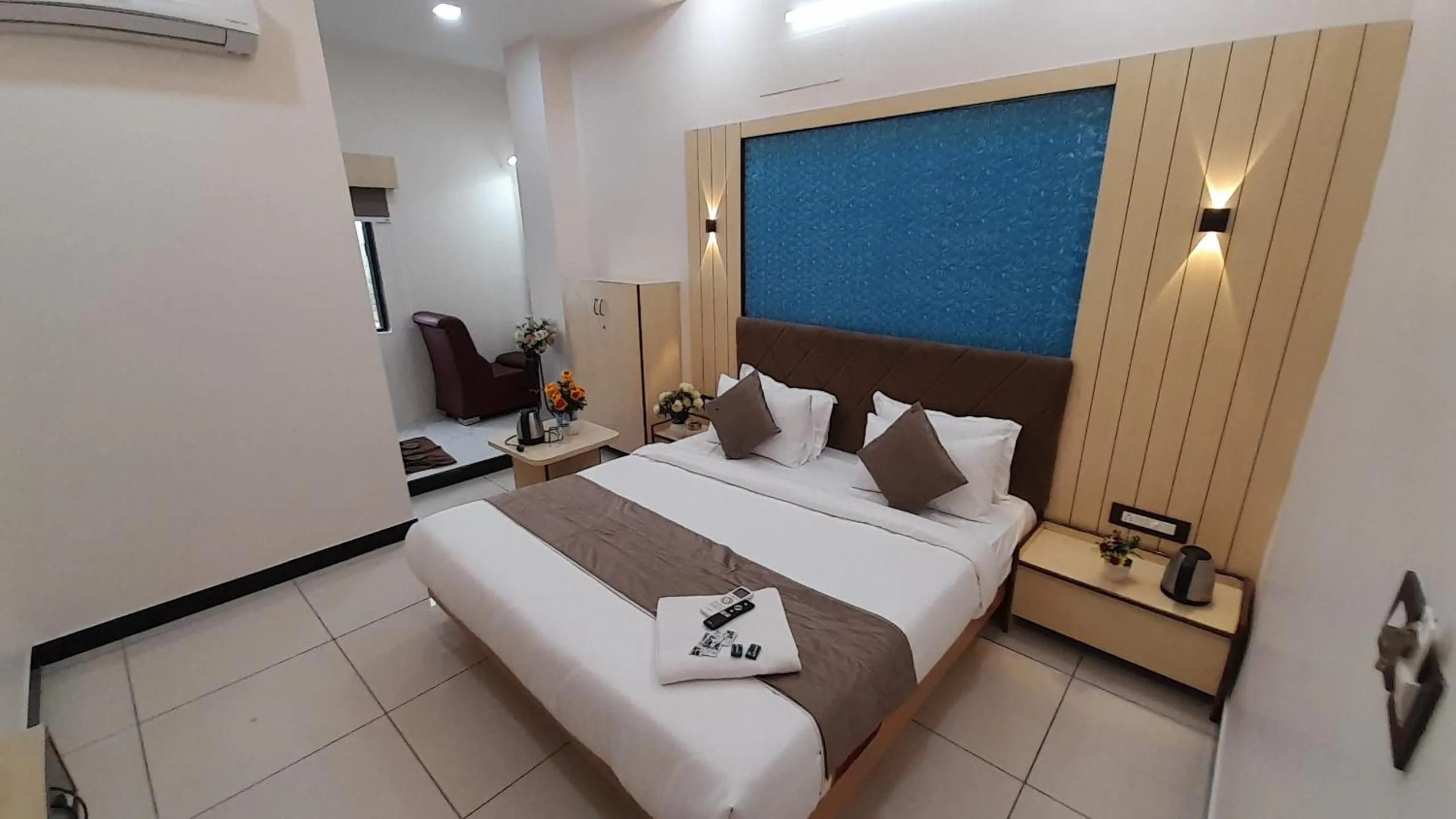 Bed in Hotel Sun Palace