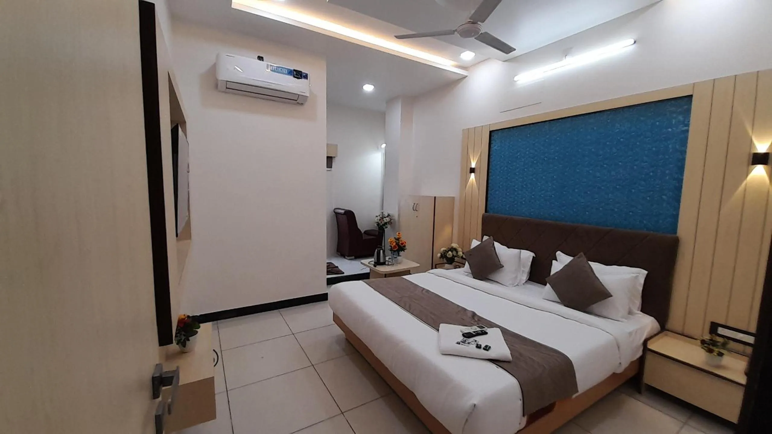 Bed in Hotel Sun Palace